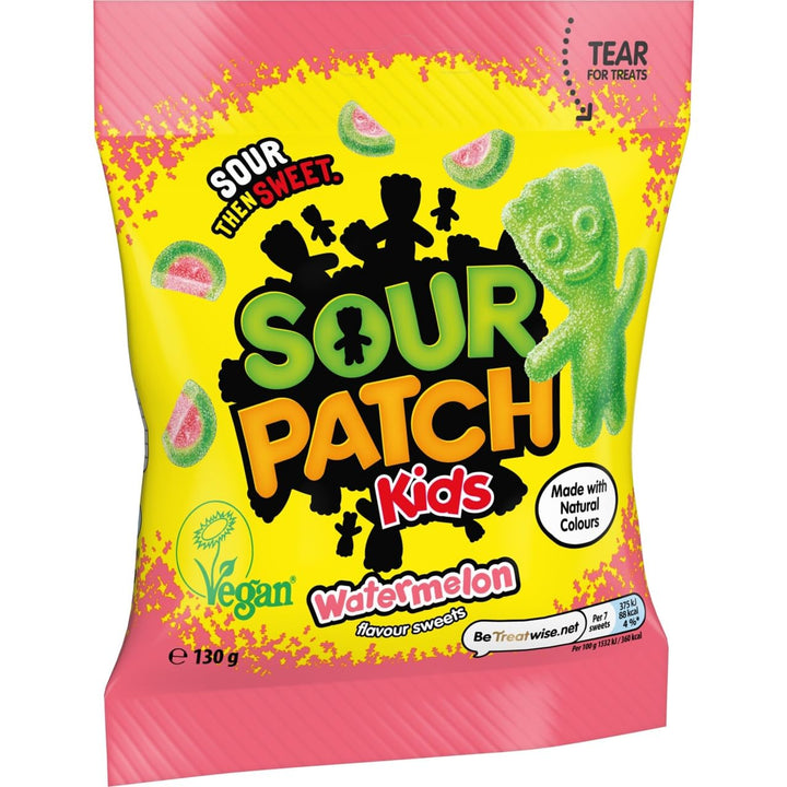 Sour Patch Kids Watermelon Flavoured Sour Sweets - 90g