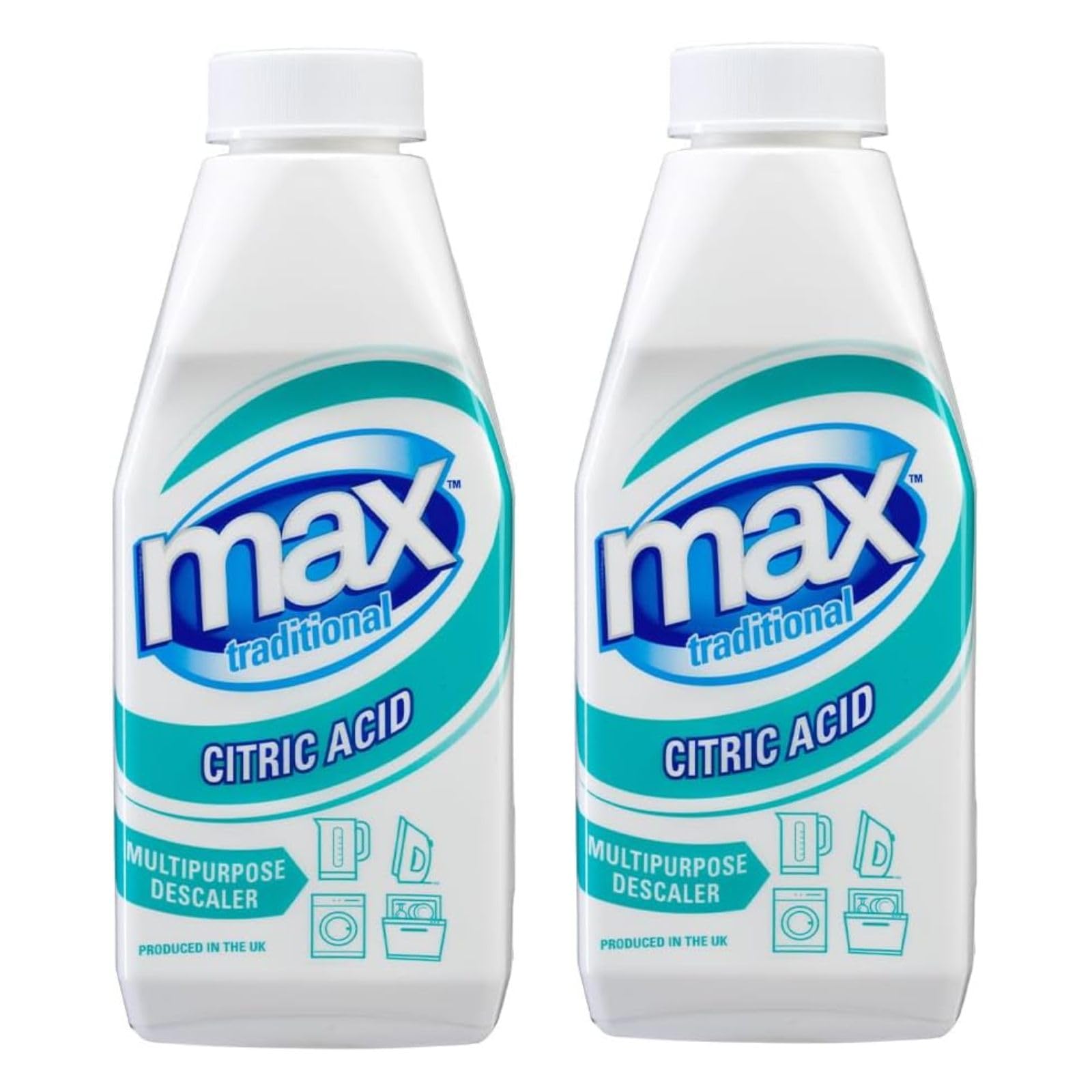 Max Traditional Citric Acid Descaler - Pack of 2 x 450g | Natural Limescale Remover 1