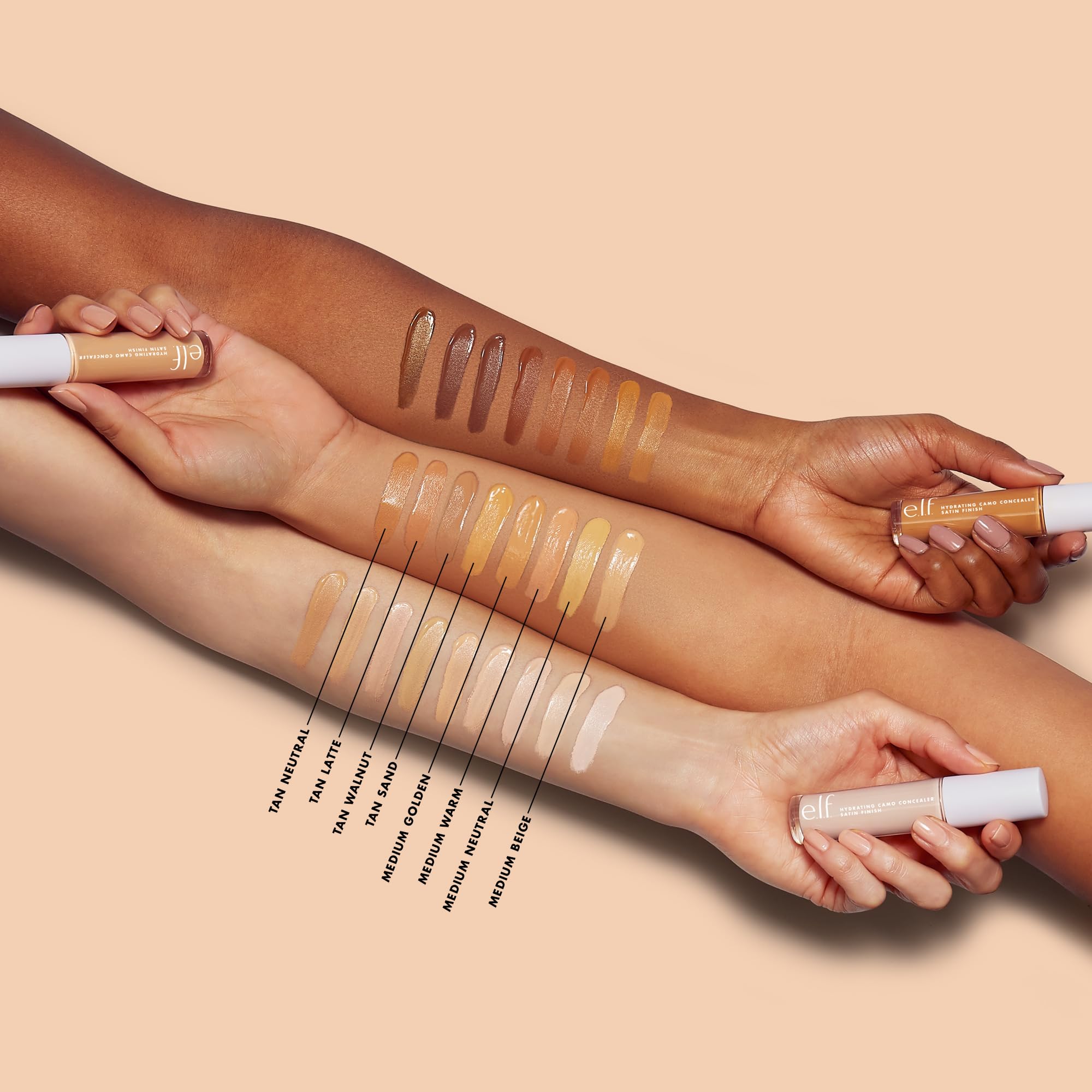 e.l.f. Hydrating Satin Camo Concealer - Medium Warm (1 pc) 6