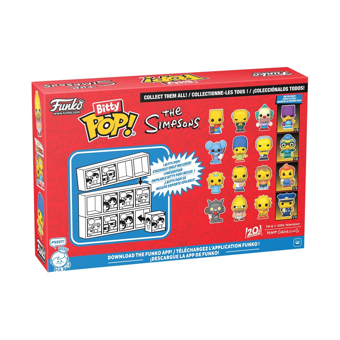 Funko Bitty Pop! The Simpsons Bart 4-Pack with Mystery Mini Figure 3