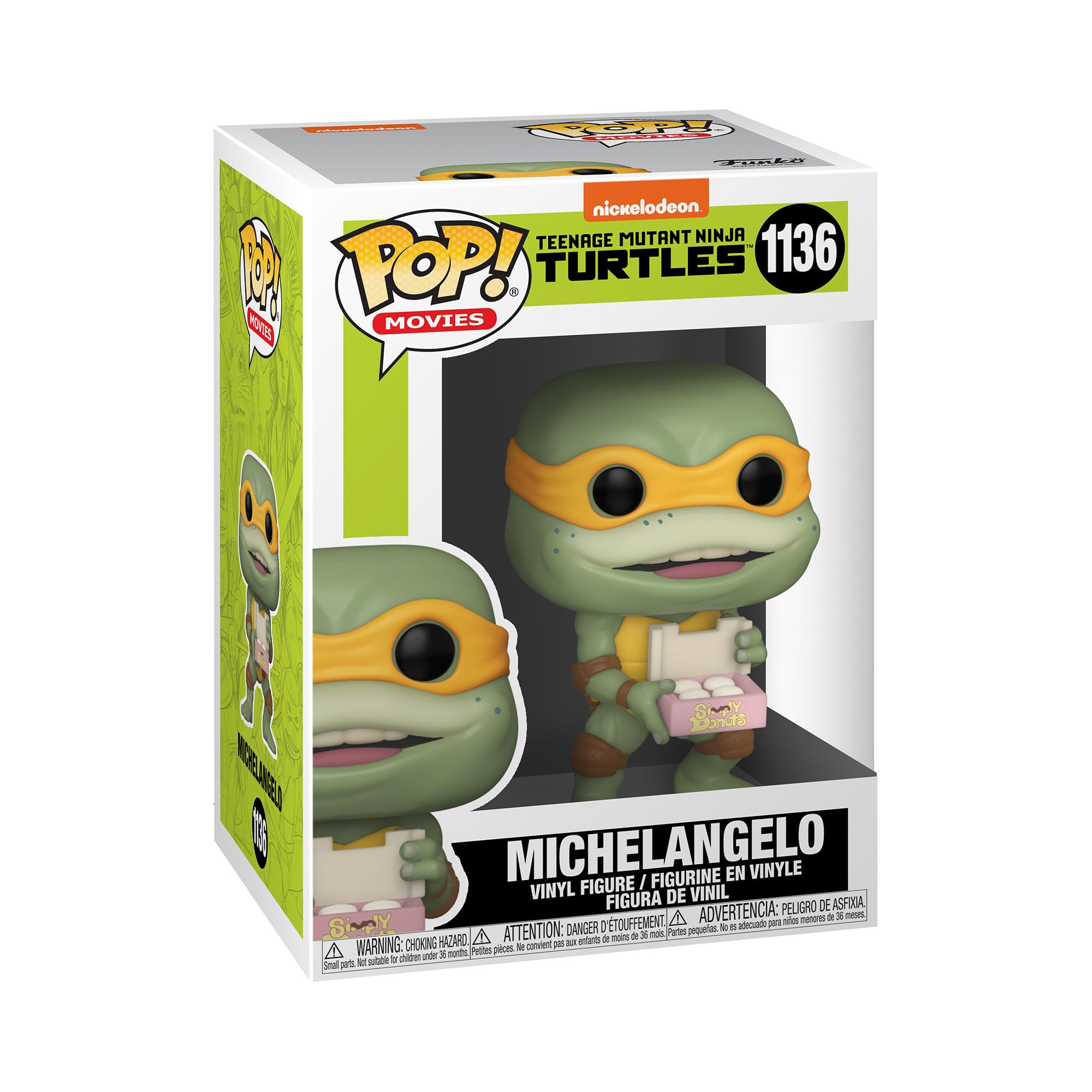 Funko Pop! Nickelodeon Teenage Mutant Ninja Turtles - Michelangelo Vinyl Figure #1136 3