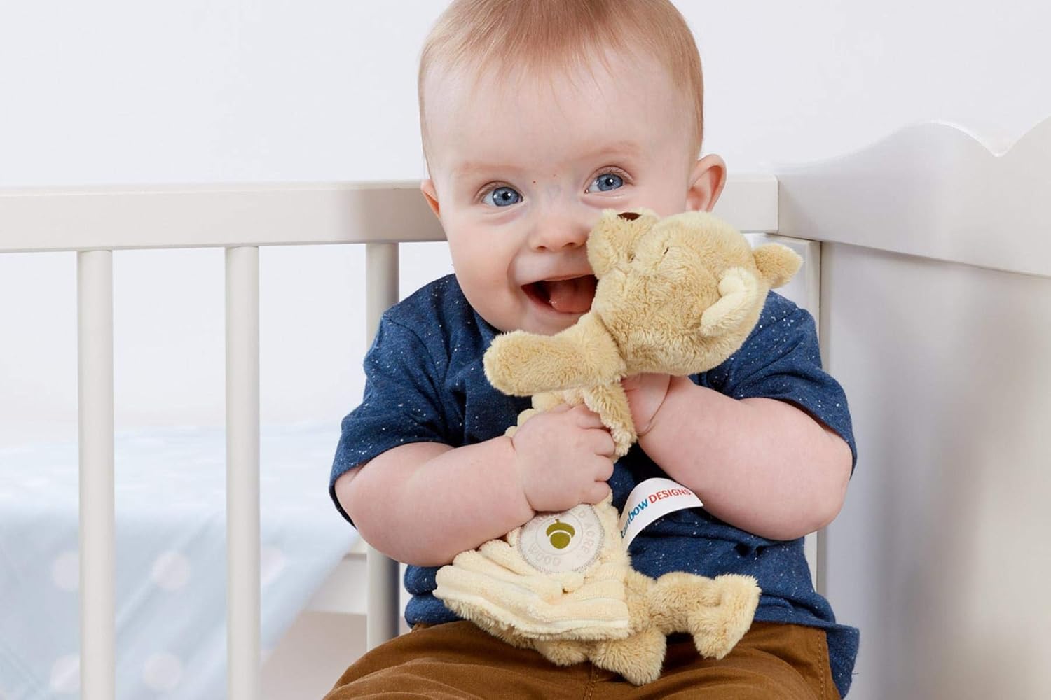 Winnie the Pooh Baby Comfort Blanket - Soft Plush Sensory Blanket for Newborns 3
