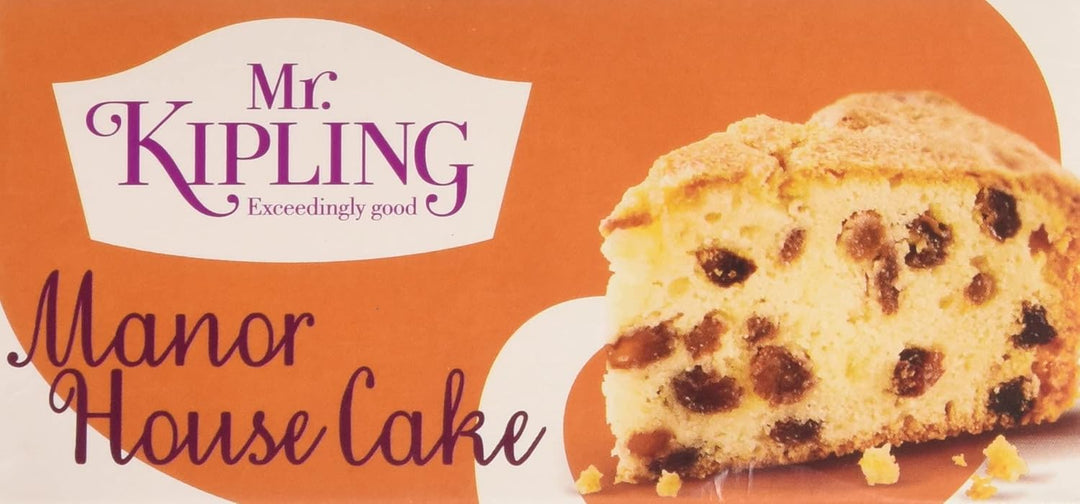 Mr Kipling Manor House Cake - Golden Sponge with Sultanas & Demerara Sugar, 390g