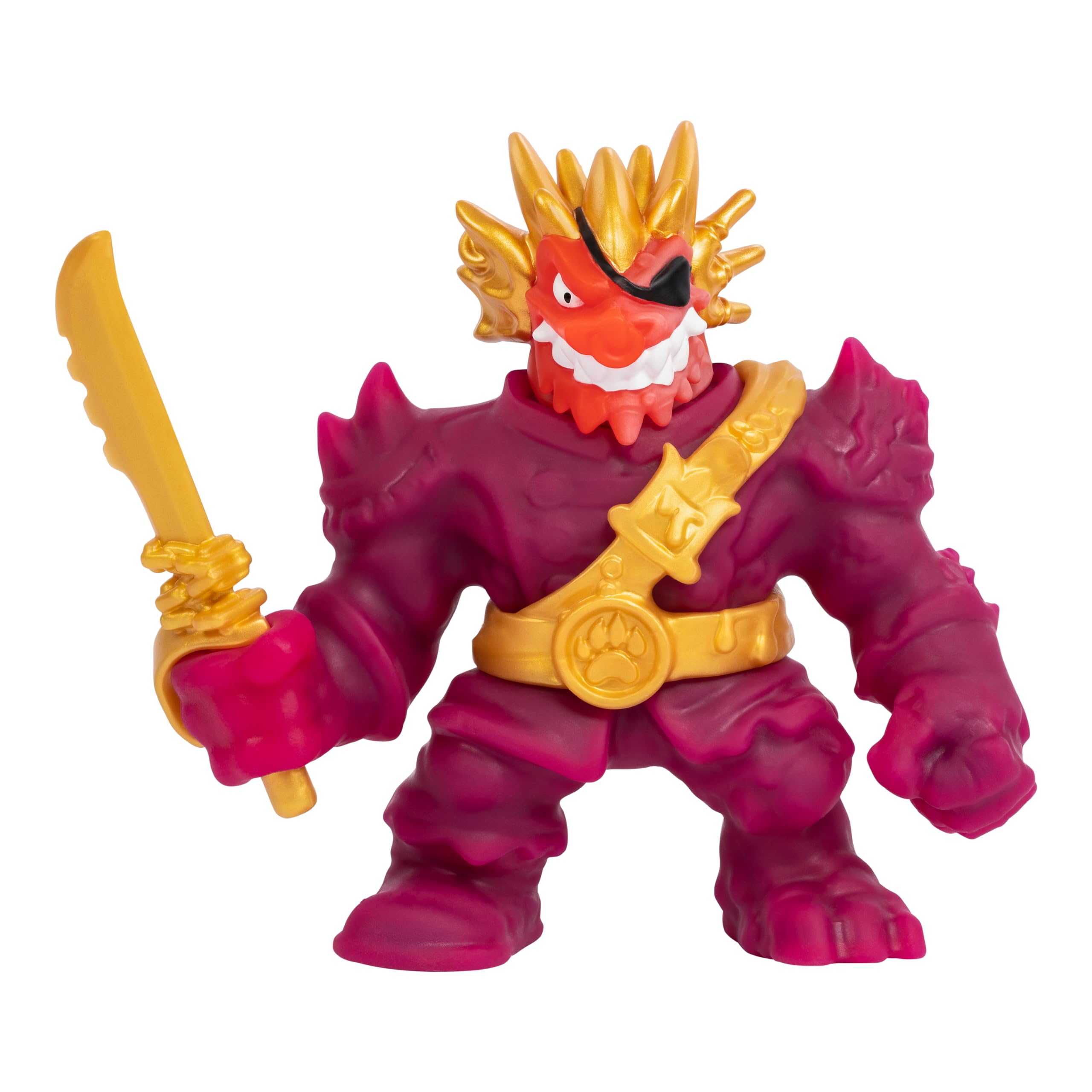 Heroes of Goo Jit Zu Cursed Goo Sea Blazagon - Stretchable Action Figure with Color-Changing Curse Feature 1