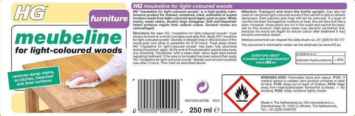 HG - Furniture Restorer for Light Wood 250ml