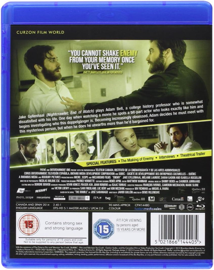 Enemy (2013) - Blu-ray (Region Free)