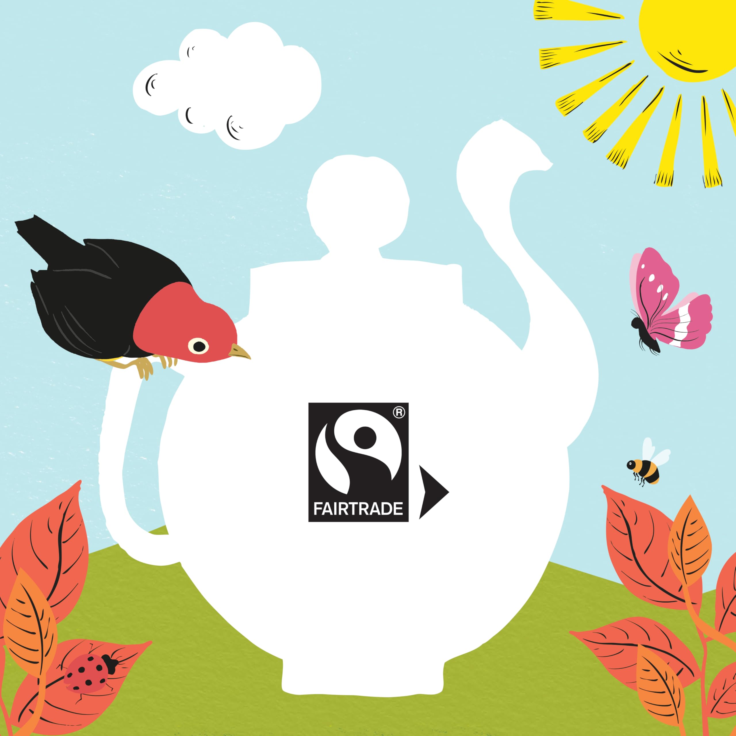 Clipper Natural, Fair & Delicious Everyday Fairtrade Black Tea Bags - 320 Count (4 x 80 Pack) | Compostable 6