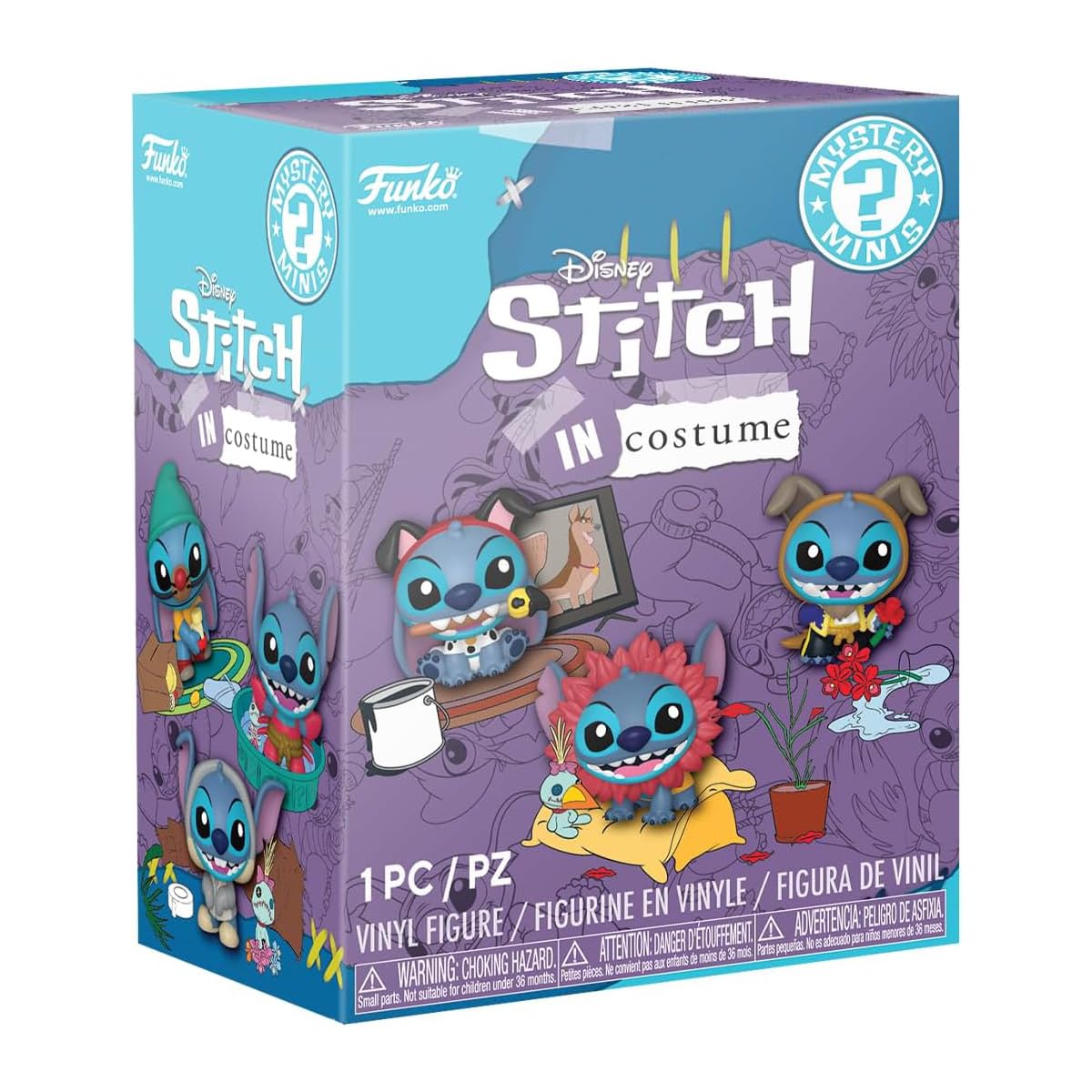 Funko Mystery Mini - Disney Lilo & Stitch - Stitch in Costume Vinyl Figure (76081) 8