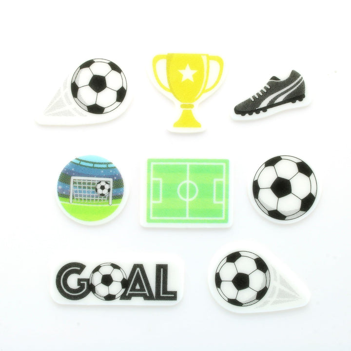 Culpitt - Football Sugar Decorations 32 Pack Edible Cupcake Toppers