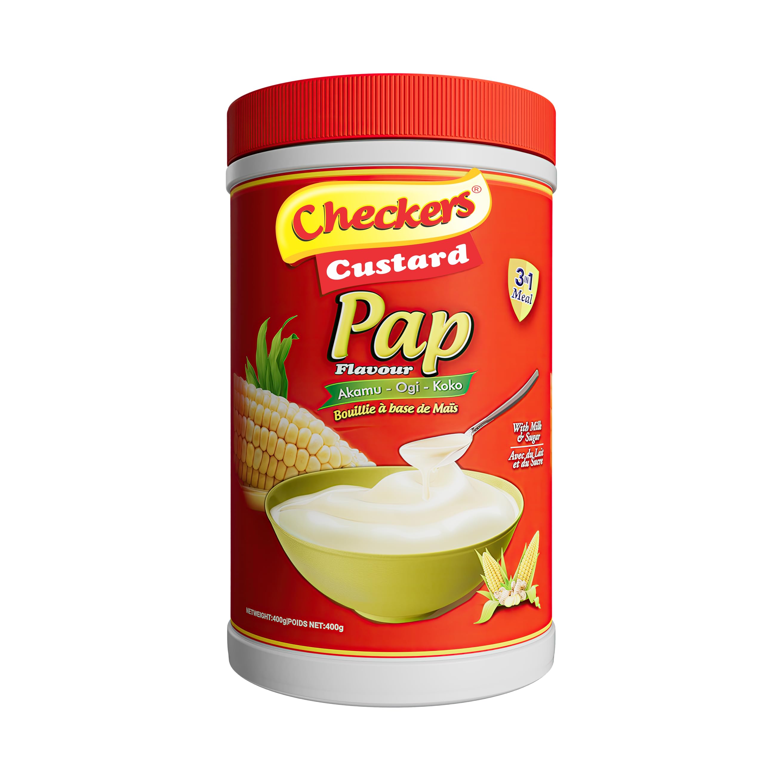 Checkers Cornflour - Fine White Cornstarch for Baking & Thickening | 400g Jar