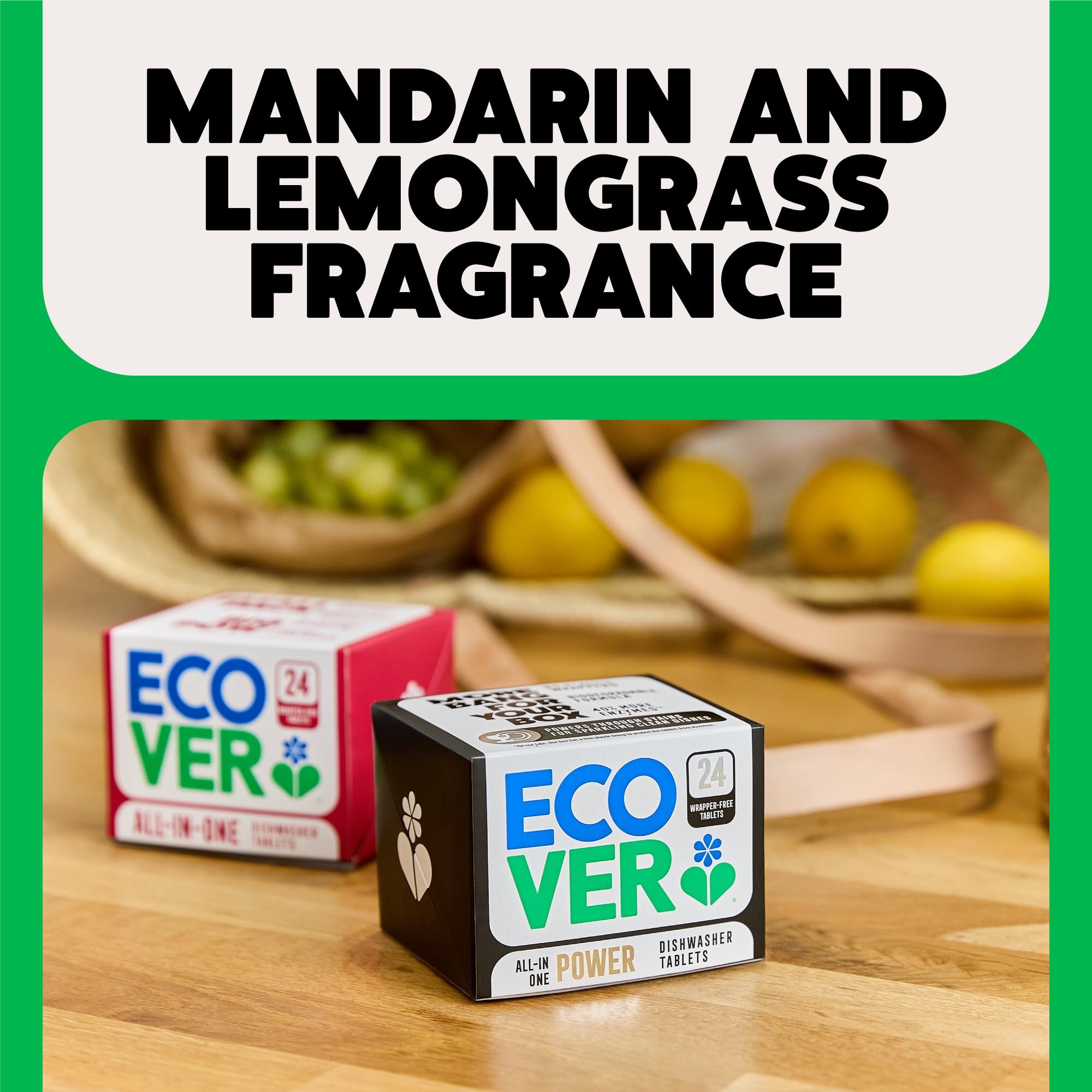 Ecover All-In-One Dishwasher Tablets with Salt & Rinse Aid (788g) 4