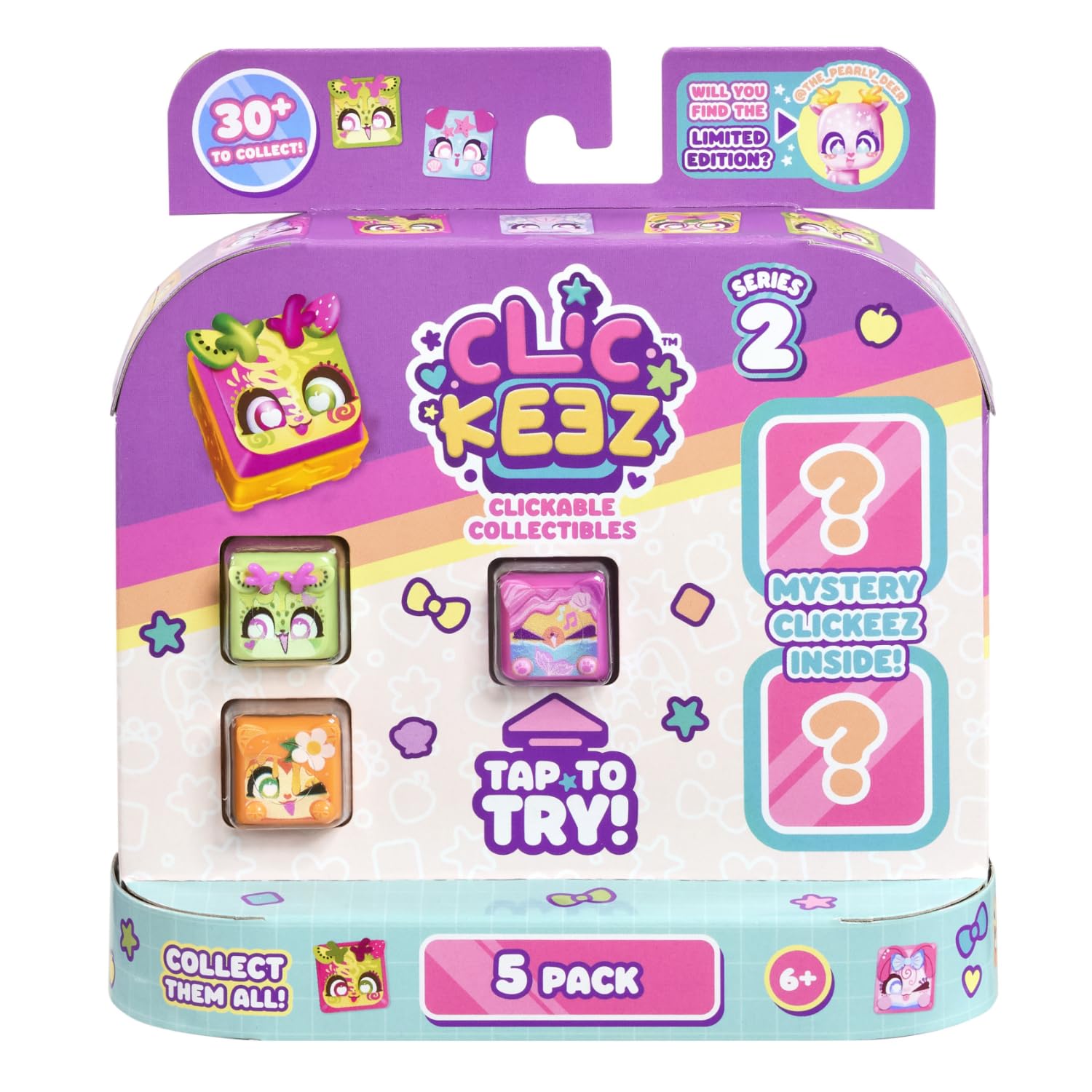 Clickeez Clickeez Multipack - Series 2 | 5 Clickable Keyboard Collectibles 1
