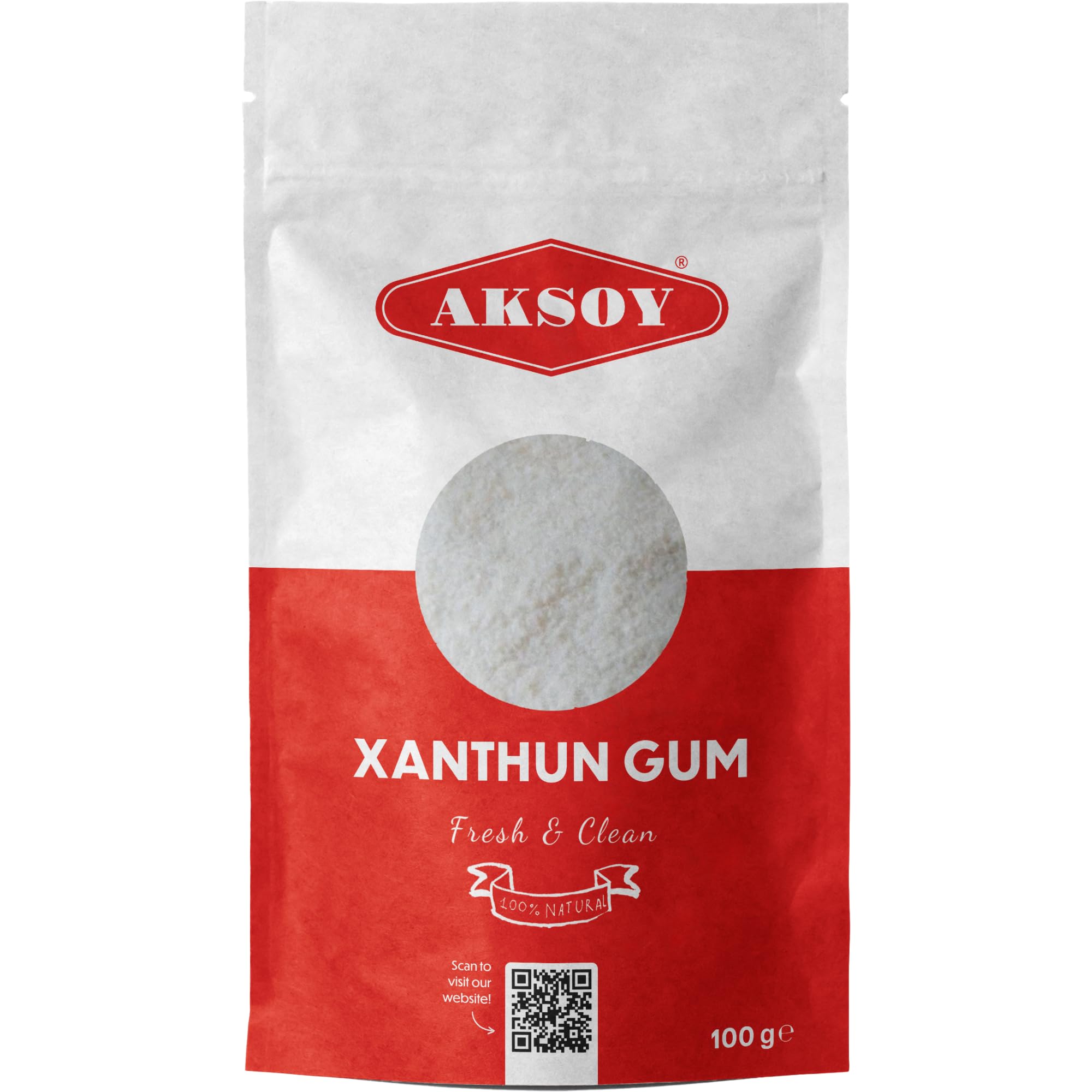 Aksoy - Xanthan Gum 100g Powder Thickener & Stabilizer for Cooking 1