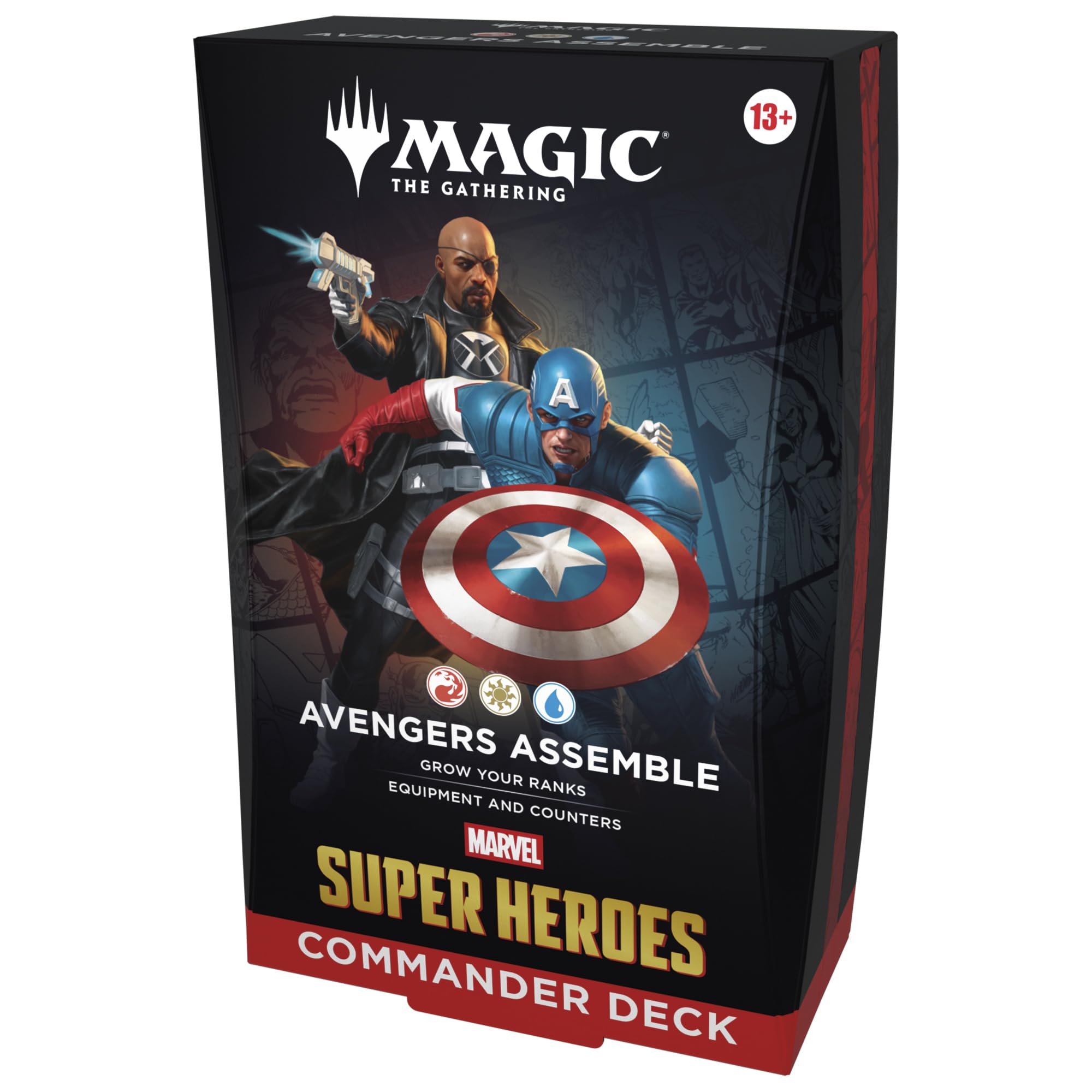 Magic: The Gathering - Marvel Super Heroes Avengers Assemble Commander Deck | 100 Cards | Unisex Adult 1
