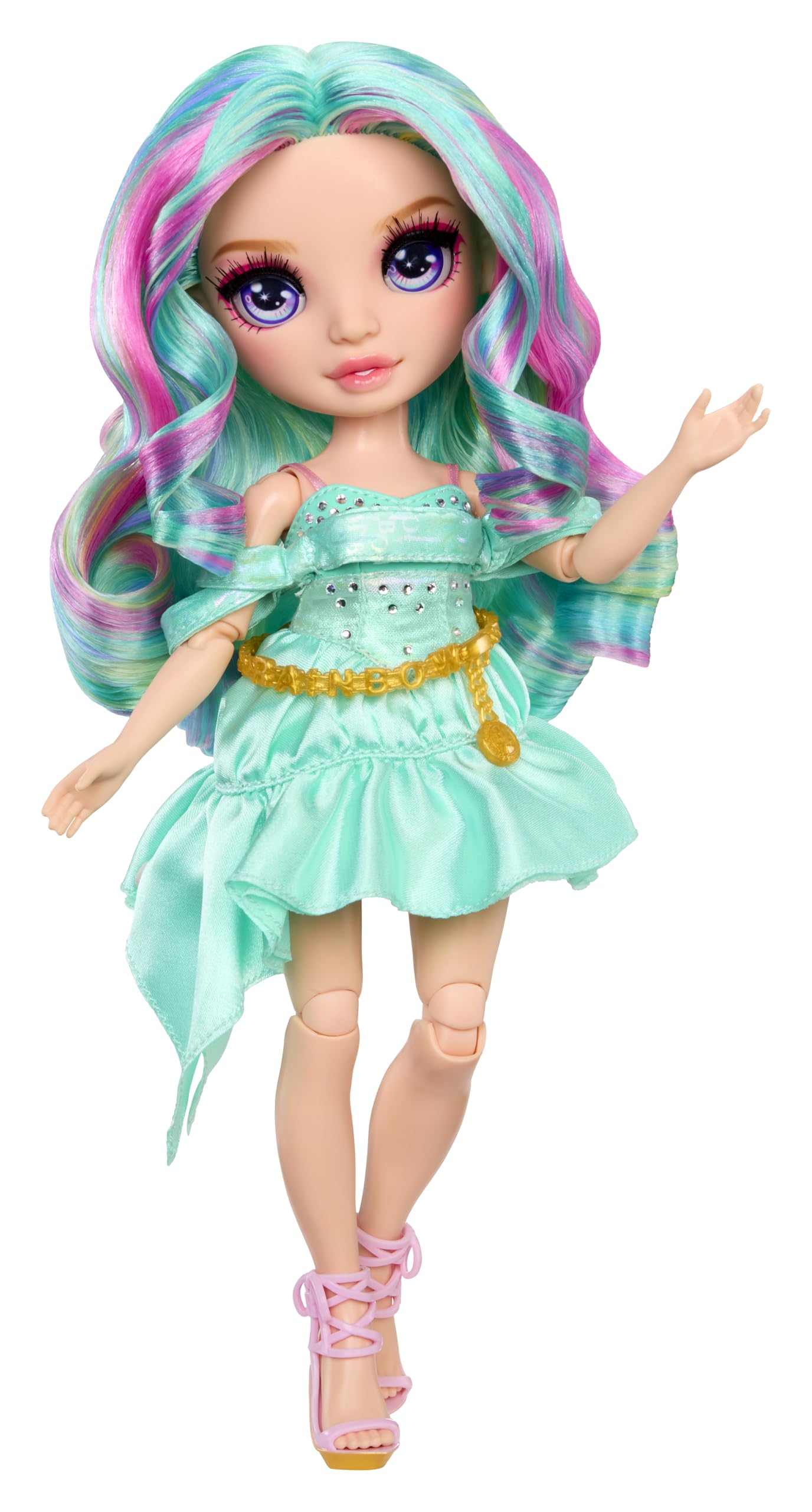 Rainbow High Be Dazzling Celine Turquoise Doll - 28cm Fashion Doll with Bedazzling Tool | Ages 4+ | Teal 8
