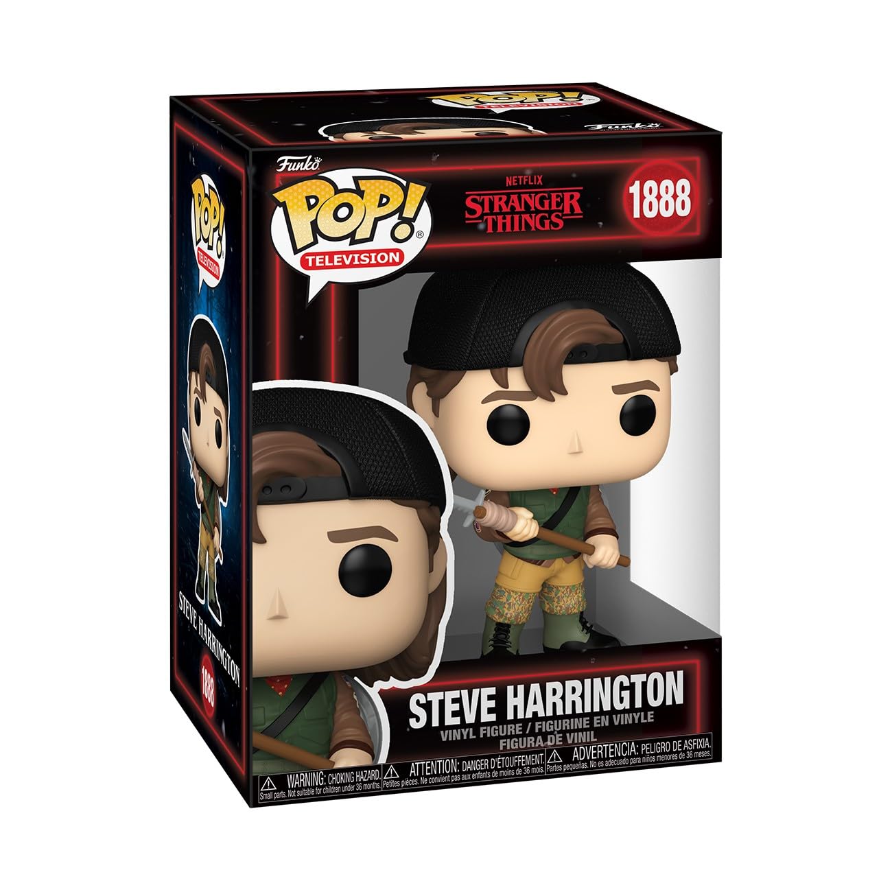Funko POP! TV: Stranger Things Season 5 - Steve Vinyl Figure | 3.75 in