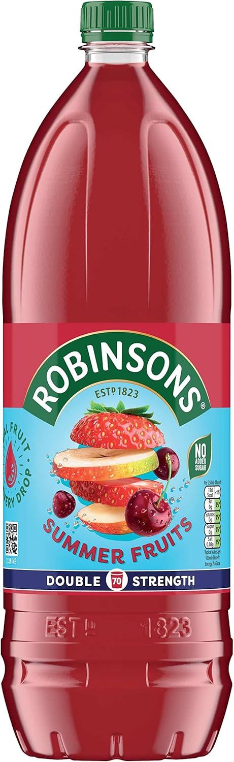 Robinsons Summer Fruits No Added Sugar Squash 1.75L 4