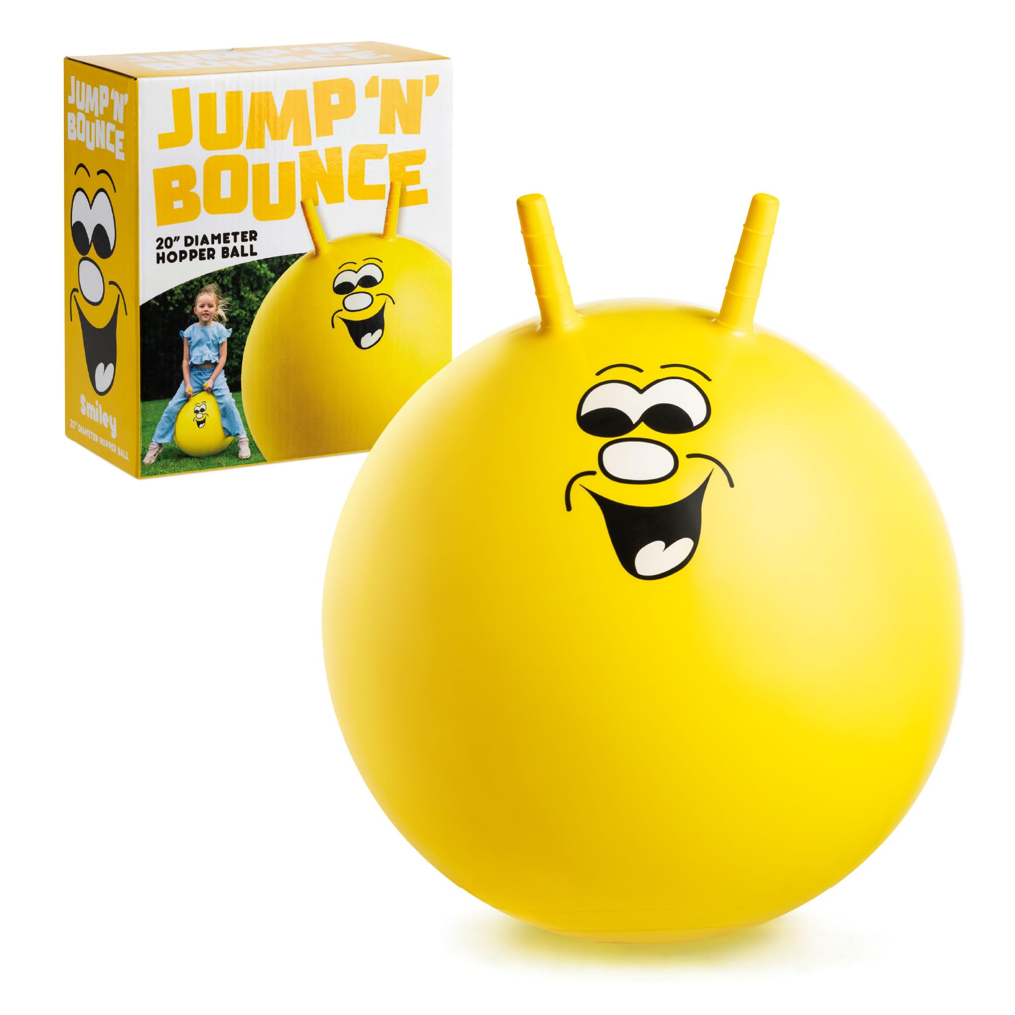 Toyrific Jump N Bounce Space Hopper Retro Exercise Ball | Supports up to 50kg | Ages 3+ 1