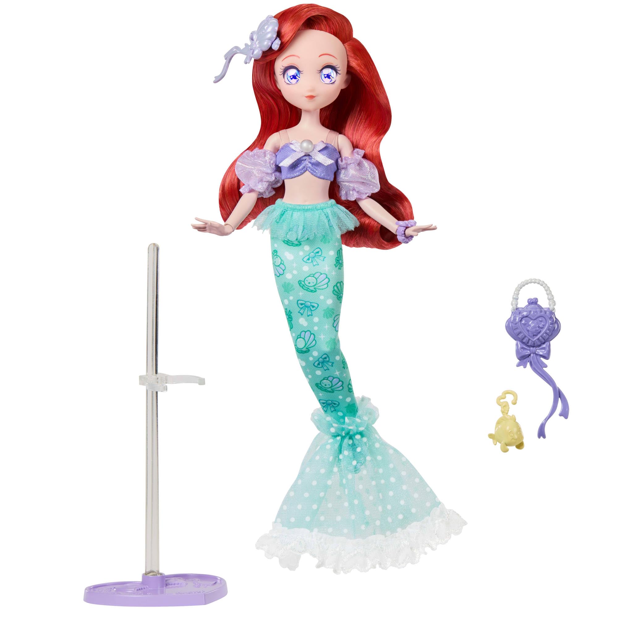 Mattel Disney Collector Princess Ariel Manga Doll - 9 Inch, Posable, Multicolor 6