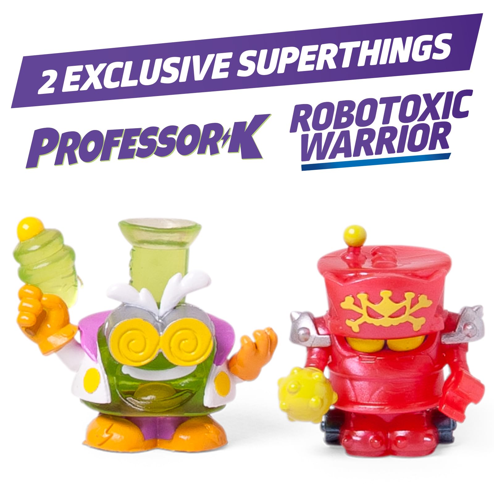 SUPERTHINGS RIVALS OF KABOOM Professor K's Hidden Volcano Base Playset | Includes 2 Exclusive Figures 4