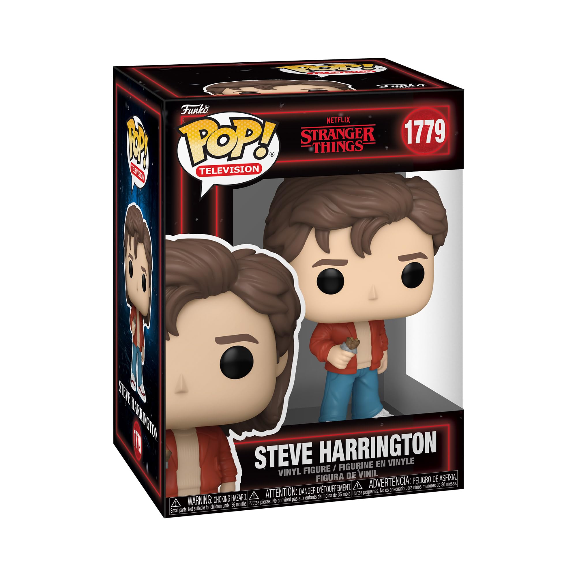 Funko Stranger Things Season 5 Steve Harrington Chibi Figure - 3.75 Inch Vinyl 1