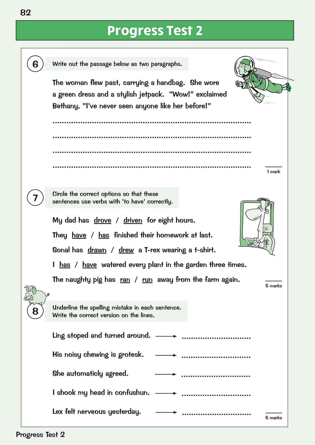 CGP Books Year 4 Targeted Question Book - English Study Aid | Ages 8-9 | 132 Pages 9