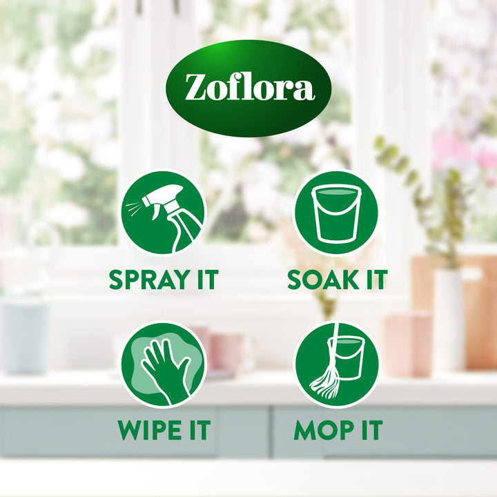Zoflora Midnight Blooms Concentrated 3-in-1 Multipurpose Disinfectant (6 x 250ml)