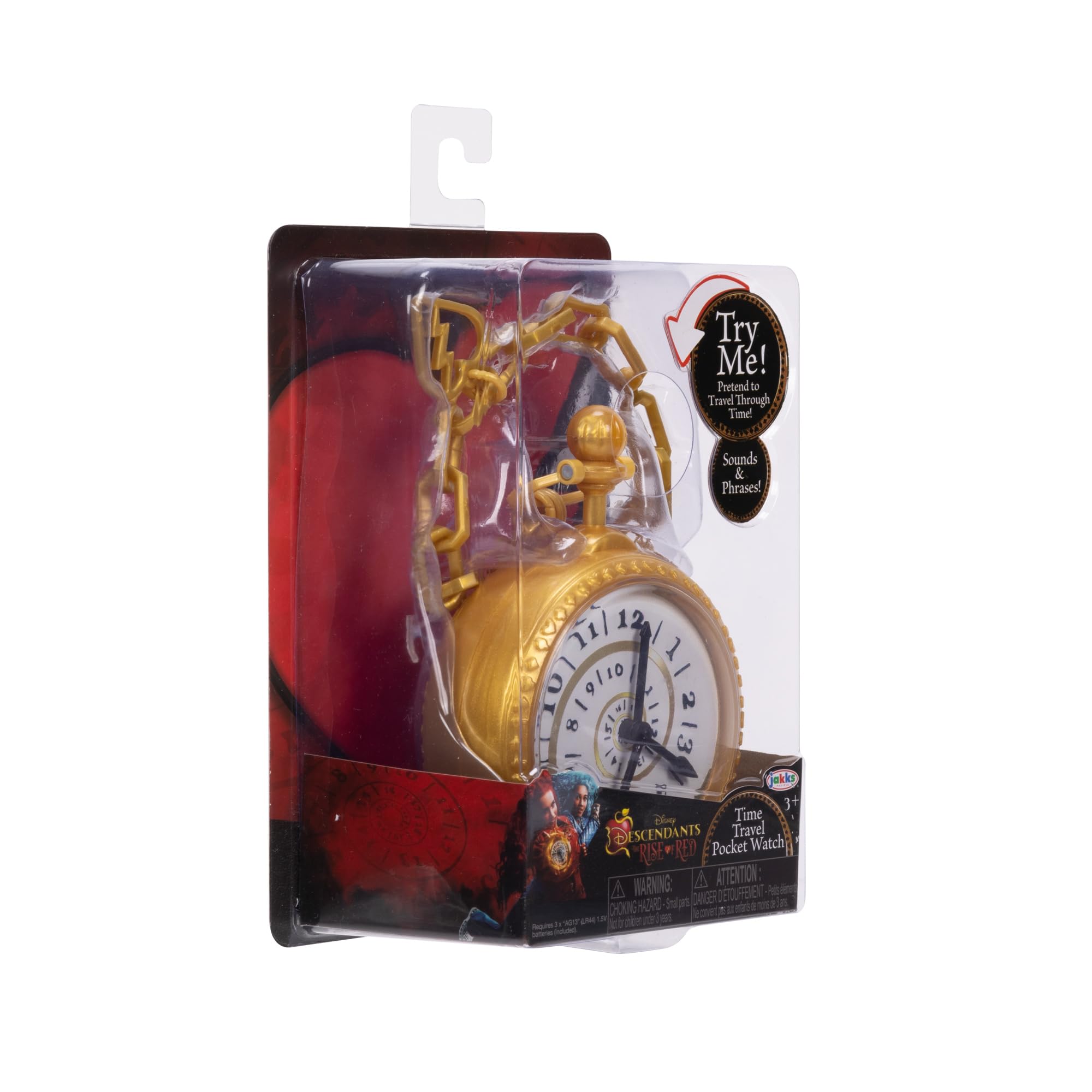 Disney Descendants Rise of Red Time Travel Pocket Watch - Red's Accessory with Sound Effects 2