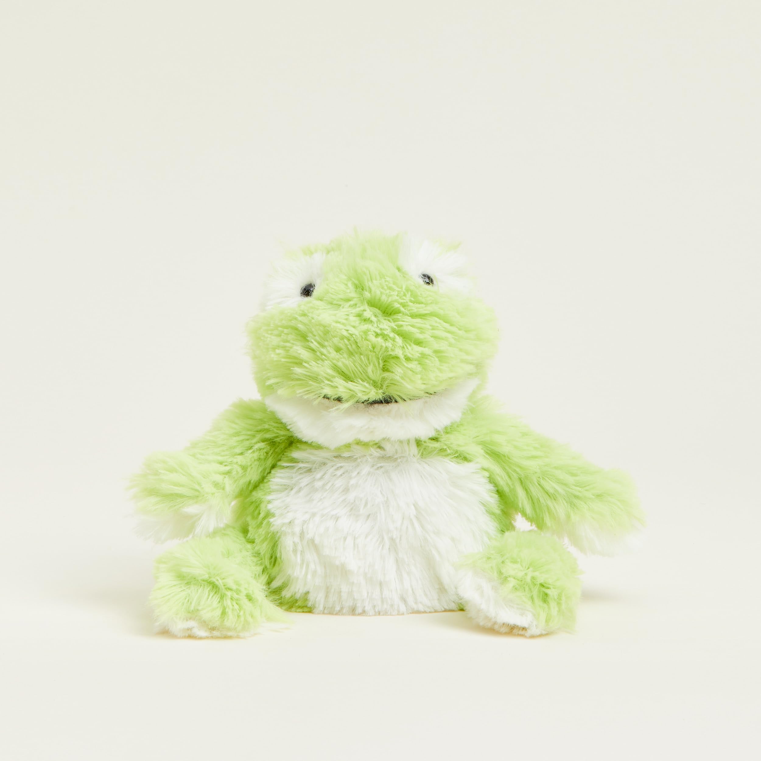 Warmies Plush Frog Junior - Microwaveable Lavender Scented Heatable Toy for Relaxation 4