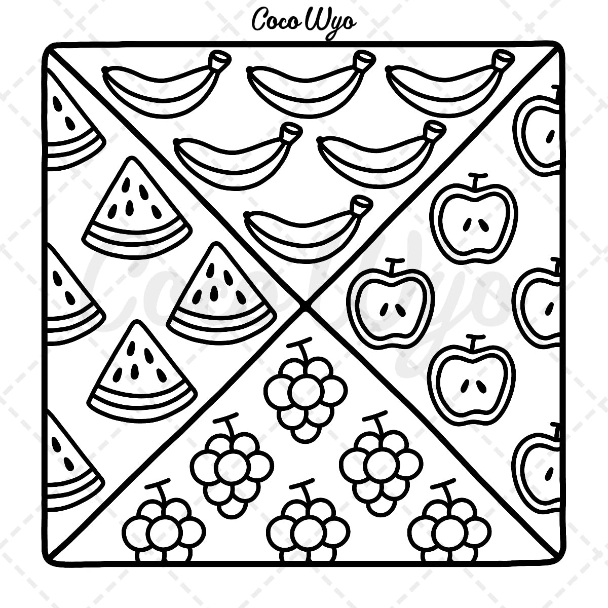 Coco Wyo Comfy Patterns Coloring Book - Bold & Easy Designs for Adults and Kids | Paperback 5