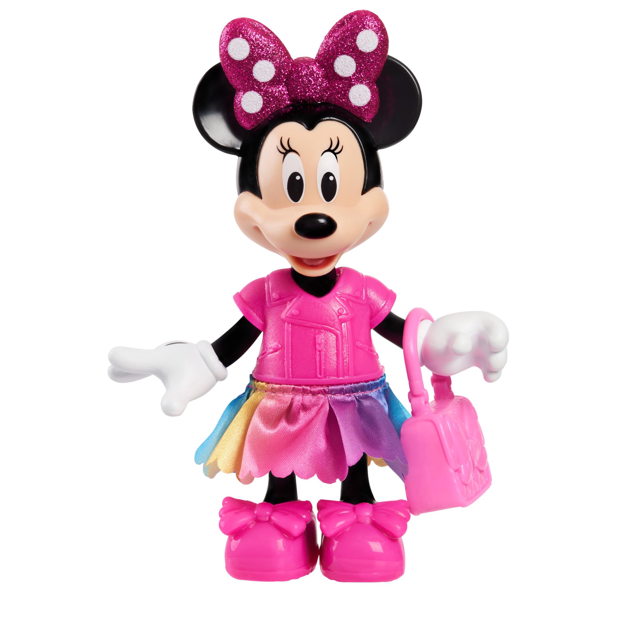 Just Play Minnie Mouse Fashion Doll & Accessories Set | 6-inch Doll | 9 Outfits | Ages 3+ 4