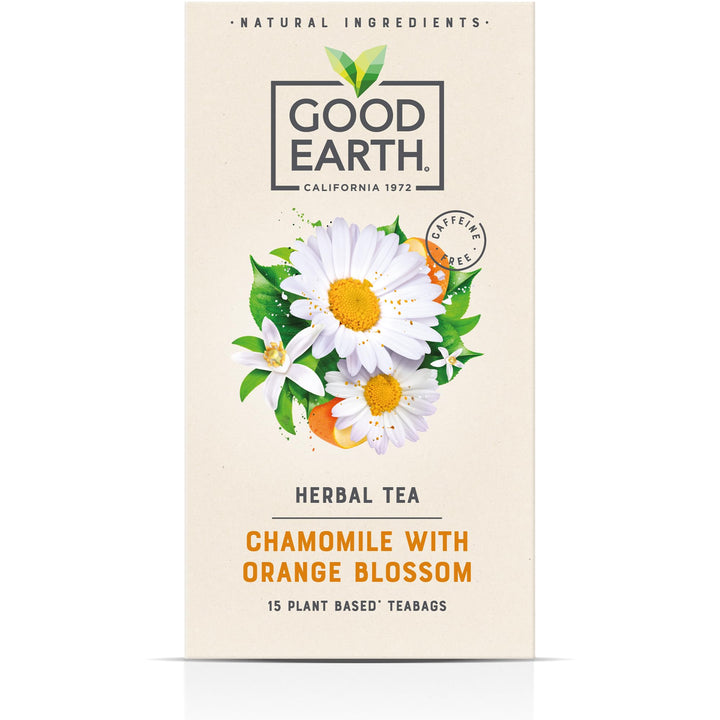 Good Earth Tea Co. - Chamomile with Orange Blossom Herbal Tea Bags
