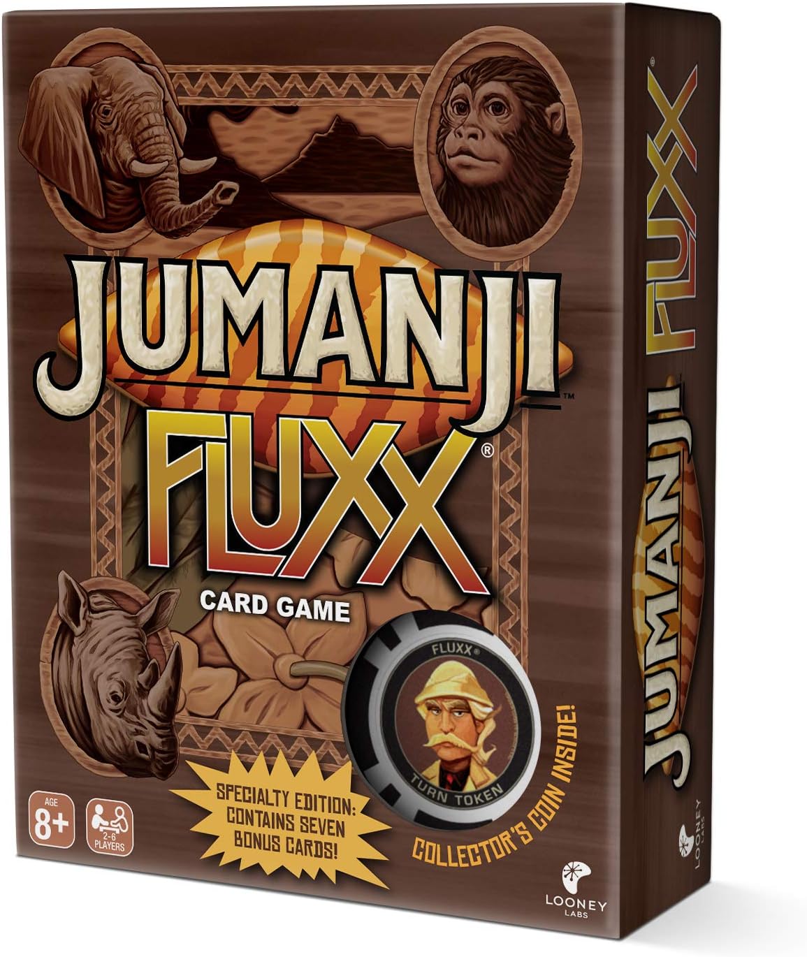 Looney Labs Jumanji Fluxx Kartenspiel – Gemischte Farben