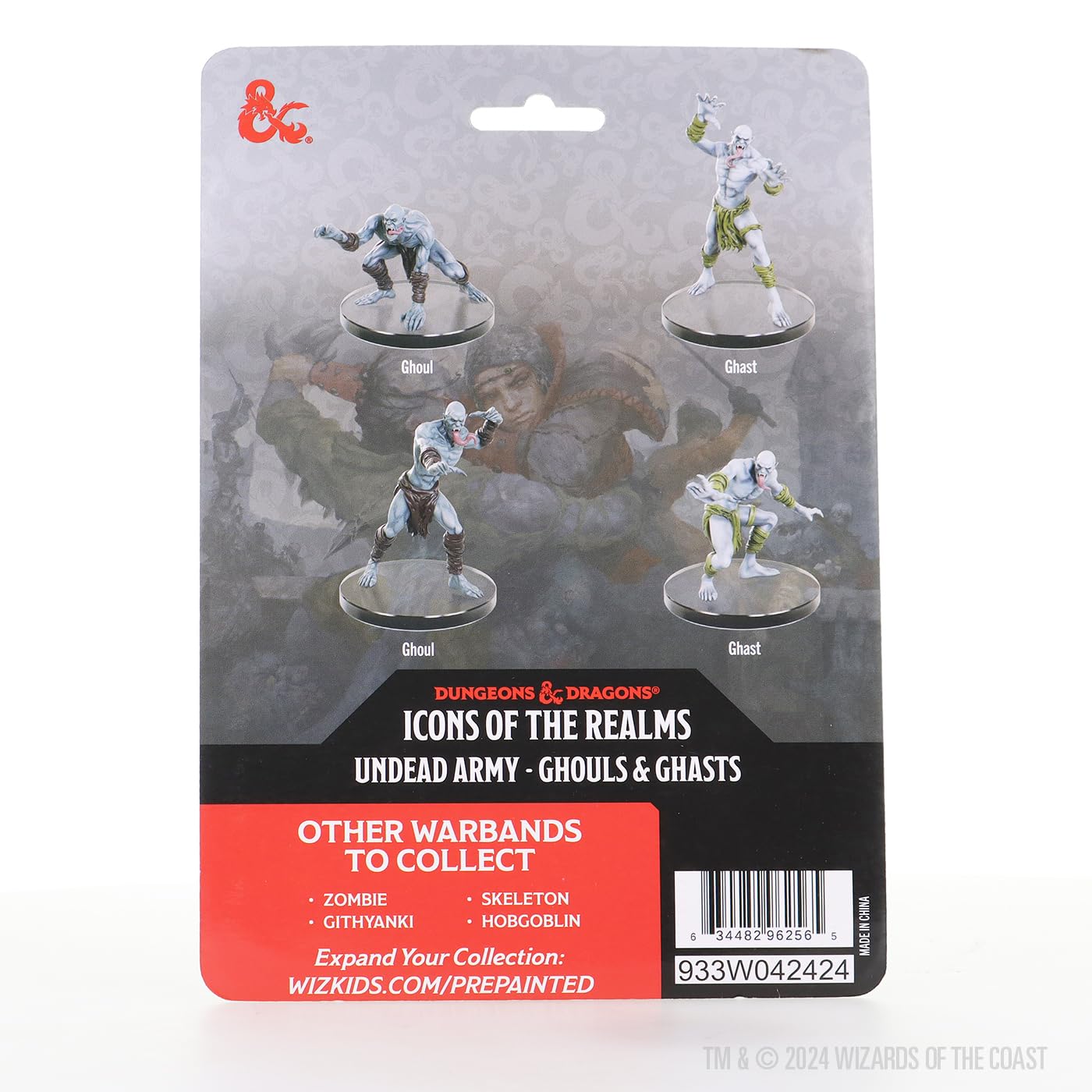 WizKids D&D Icons of the Realms: Undead Armies - Ghouls & Ghasts Miniatures 5