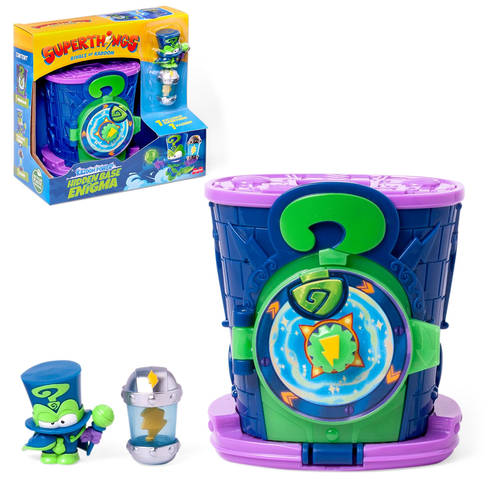 SUPERTHINGS RIVALS OF KABOOM Enigma's Hidden Base Enigma Playset | Plastic | Unisex Children 1