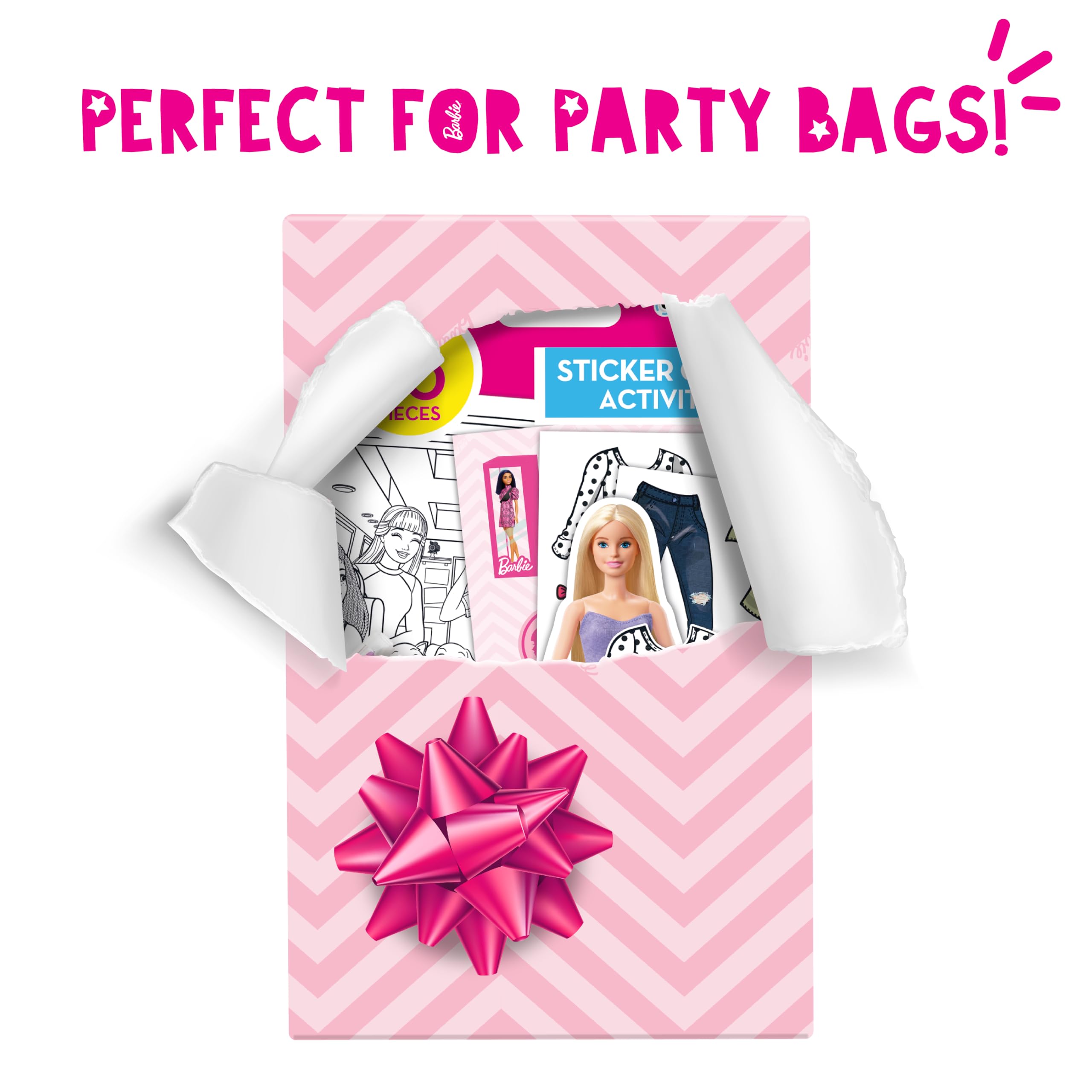 BLADEZ Barbie Sticker Activity Set - 1 Pack, Customizable Dolls & 50pcs Stickers | Mess-Free Craft Kit 5