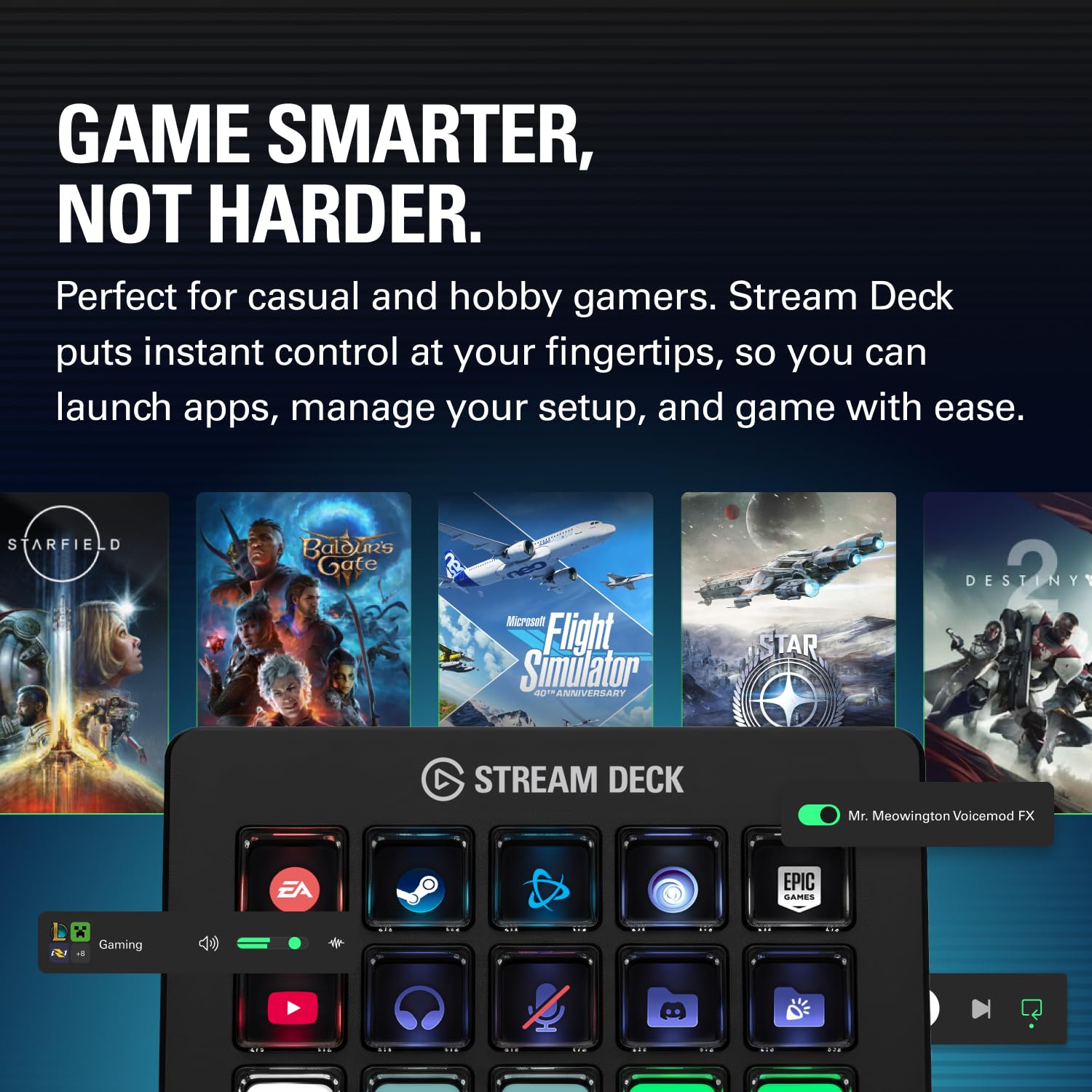 Elgato Stream Deck Scissor Keys—Workflow Controller with Customisable Macro 2