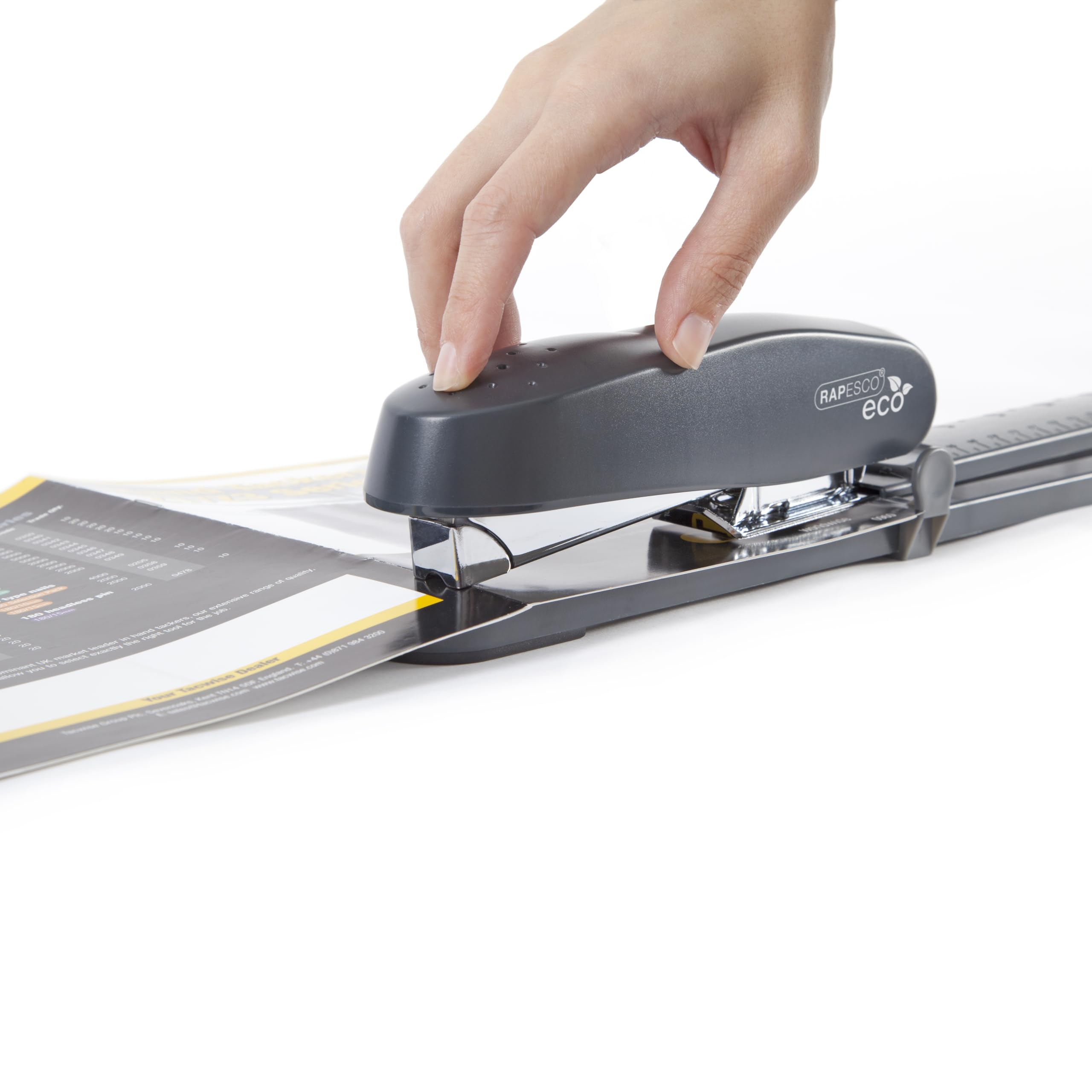 Rapesco 1480 ECO 790 Heavy Duty Long Arm Stapler - 50 Sheet Cap | 300mm Reach | Includes 2000 Staples 2