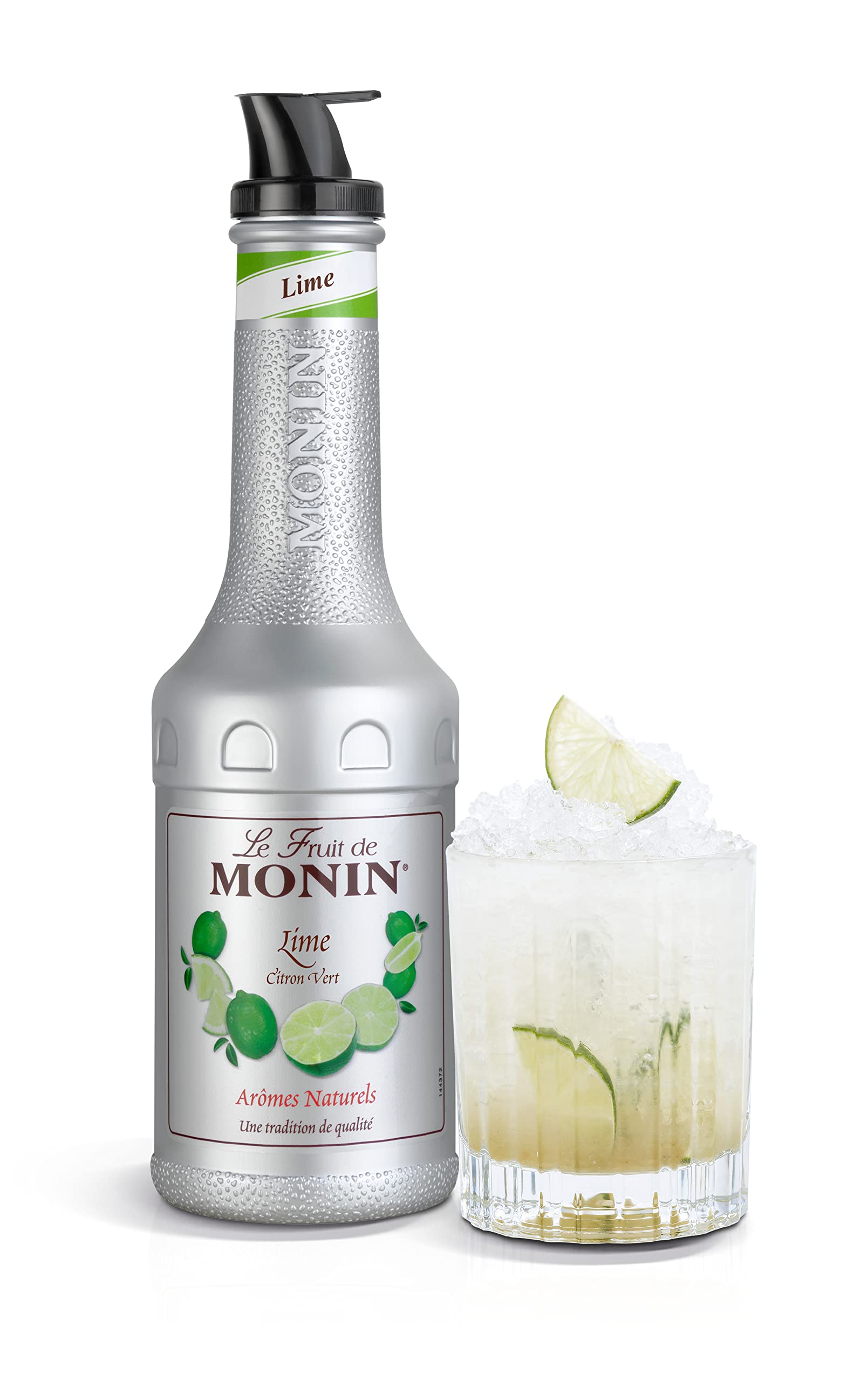 MONIN Lime Fruit Mix Puree 1 Litre - Vegan, Allergen-Free Cocktail & Mocktail Syrup with Natural Flavourings 4