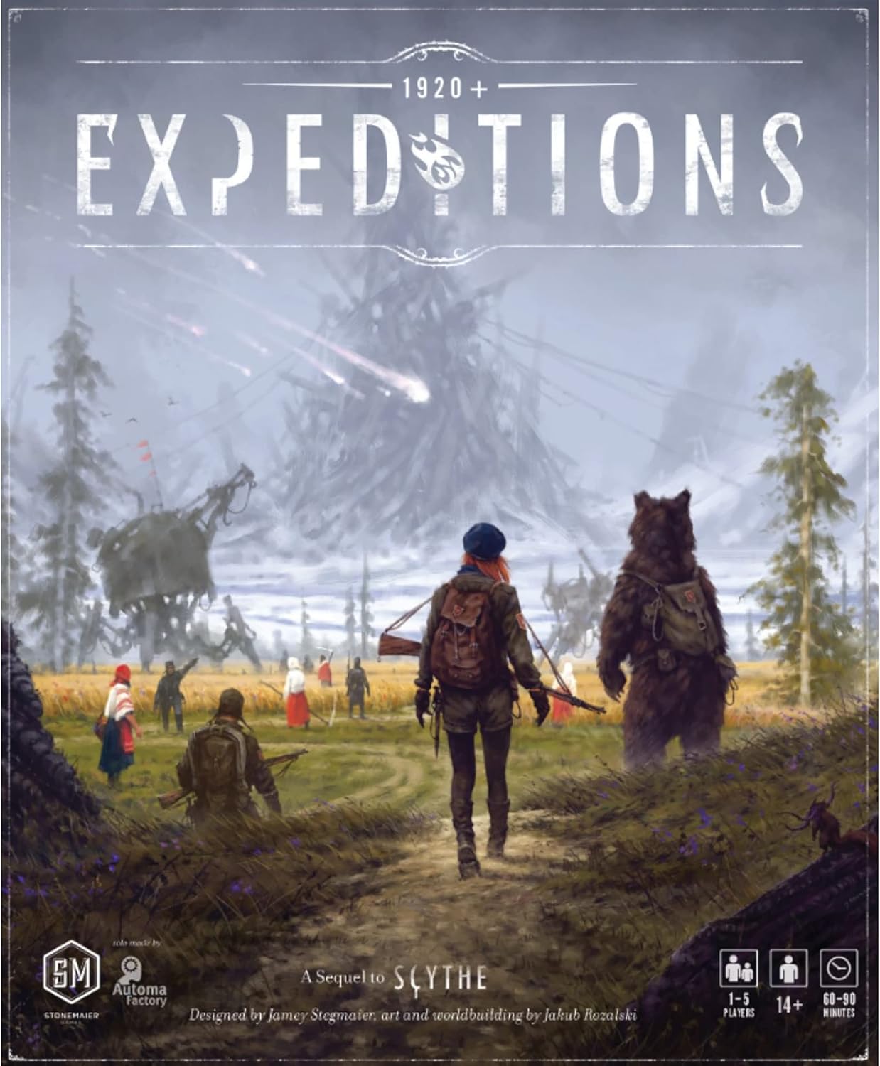 Stonemaier Games Expeditions Card Game – Standalone Sequel to Scythe, 1-5 Players