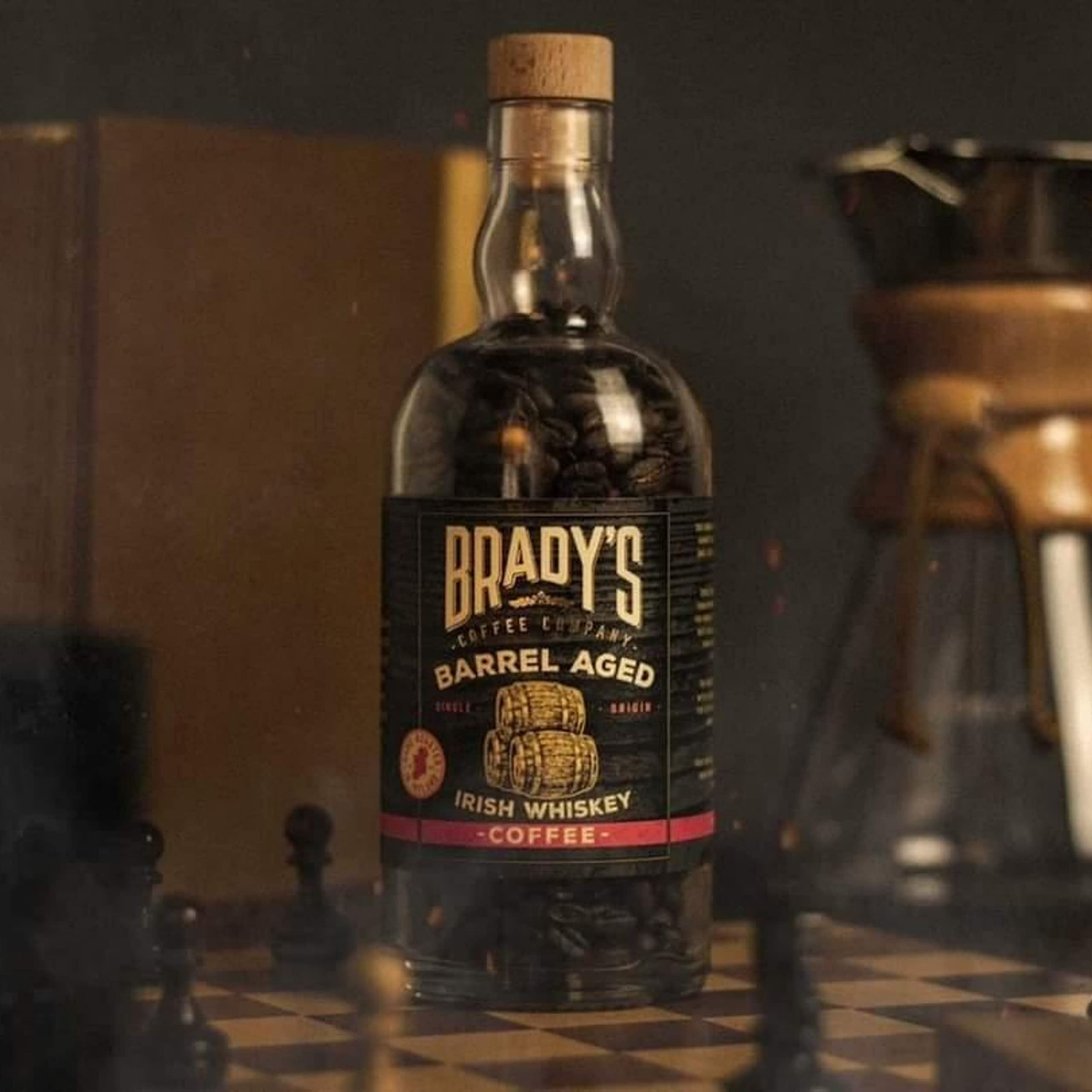 Brady's Irish Barrel Aged Whole Bean Coffee - 180g Medium Roast 2
