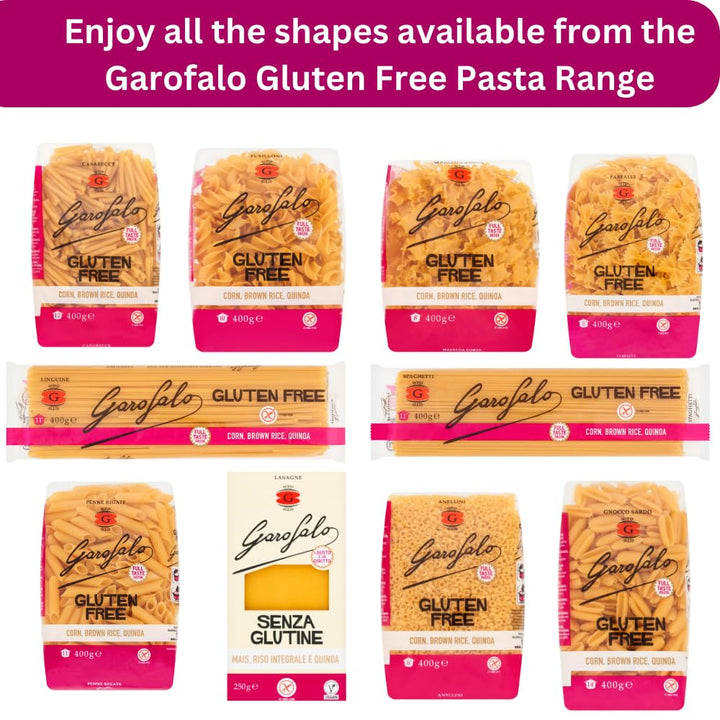 Garofalo Gluten Free Lasagne Sheets, 400g - Vegan & Coeliac-Safe Baking Pasta