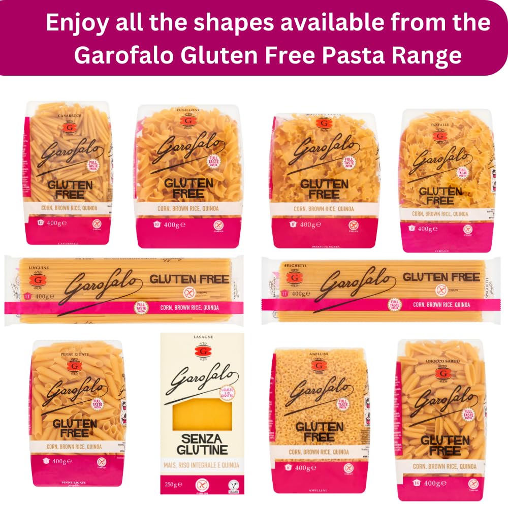 Garofalo Gluten Free Mafalda Corta Italian Dried Pasta, 400g