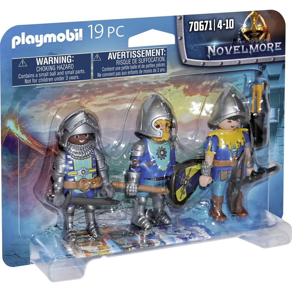 PLAYMOBIL Novelmore Knights 3 Figure Set - Action Figures for Ages 4+ 1