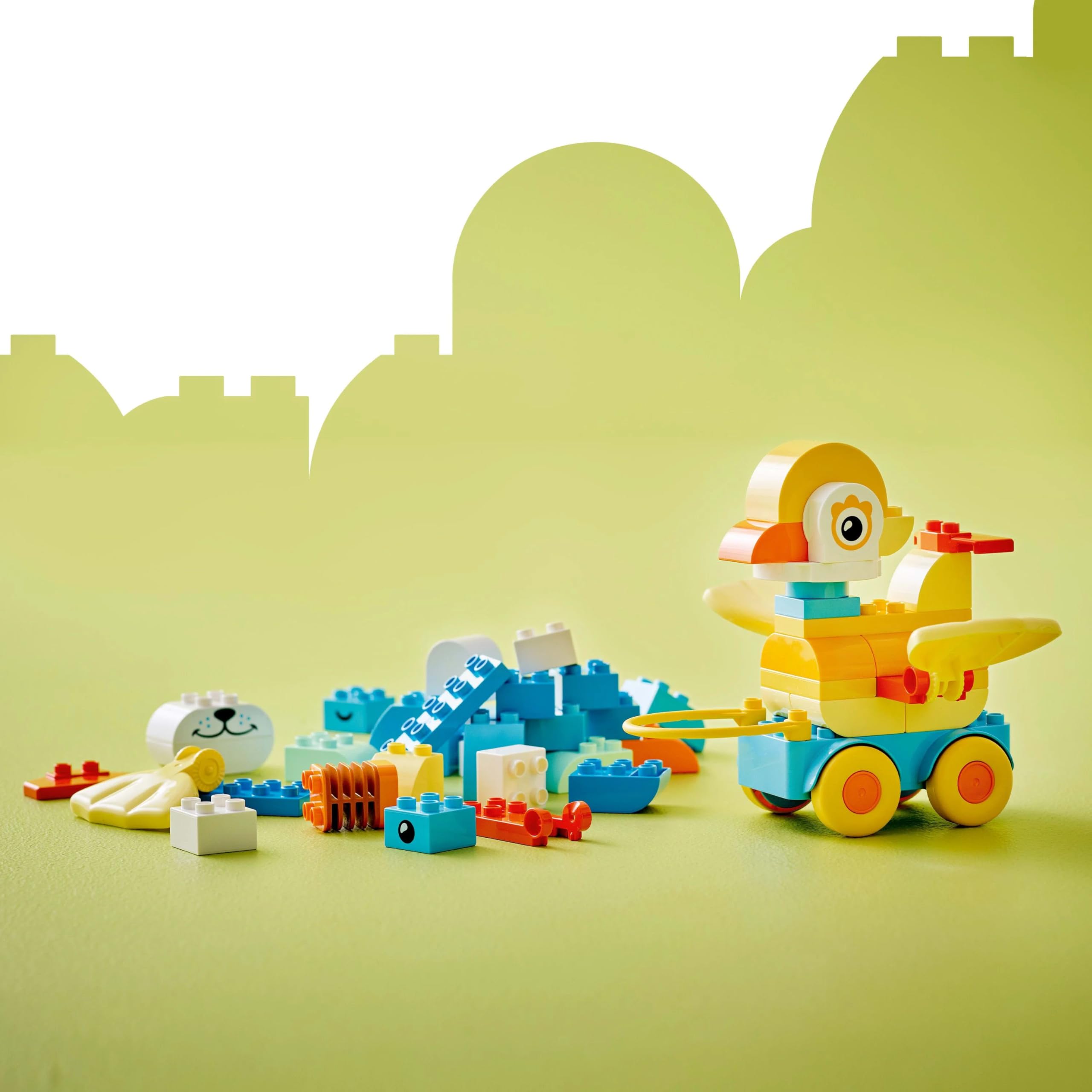 LEGO DUPLO 3in1 Animals on Wheels - Educational Building Toy for Toddlers 2+ 10