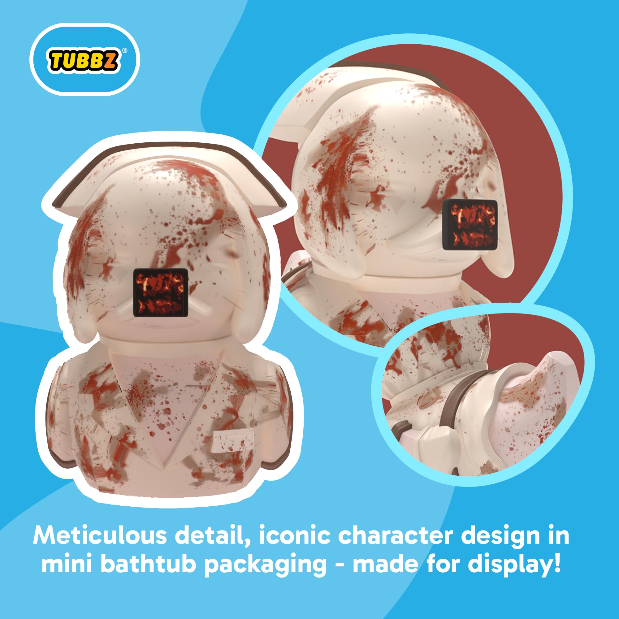 TUBBZ Silent Hill Bubble Head Nurse Mini Cosplaying Rubber Duck Figure | Approx 5cm