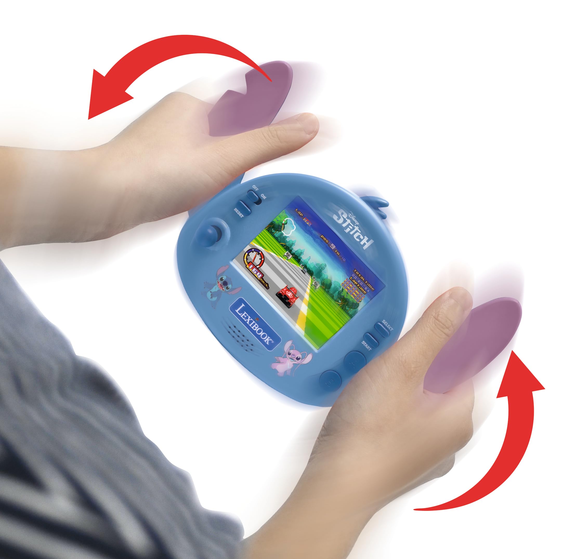 Disney Stitch - Lexibook Cyber Arcade Motion Portable Console with 50 Games
