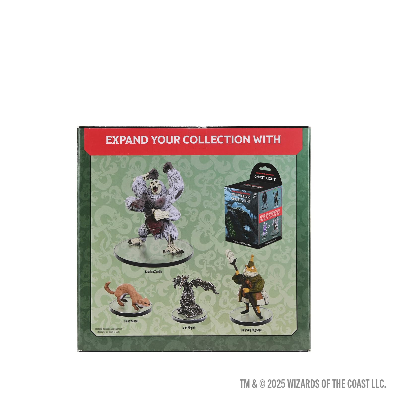 WizKids D&D Icons of The Realms: Ghost Light Booster Brick | 40 Pre-Painted Miniatures