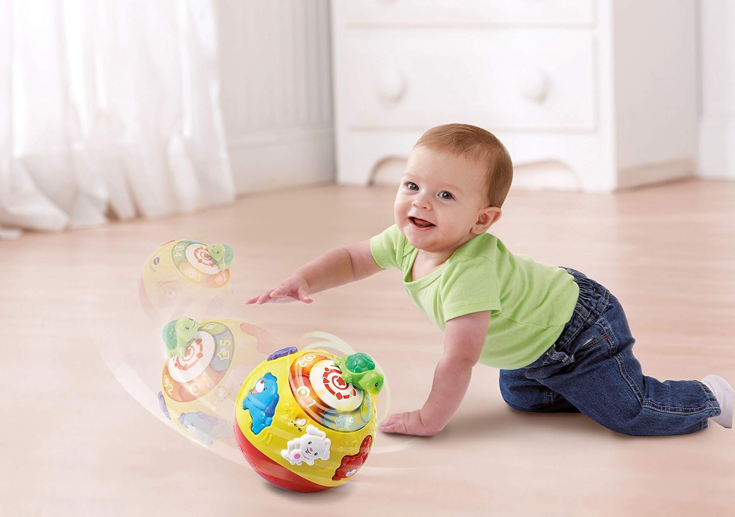 VTech Crawl & Learn Bright Lights Ball - Interactive Learning Toy for 6 Months+ 3