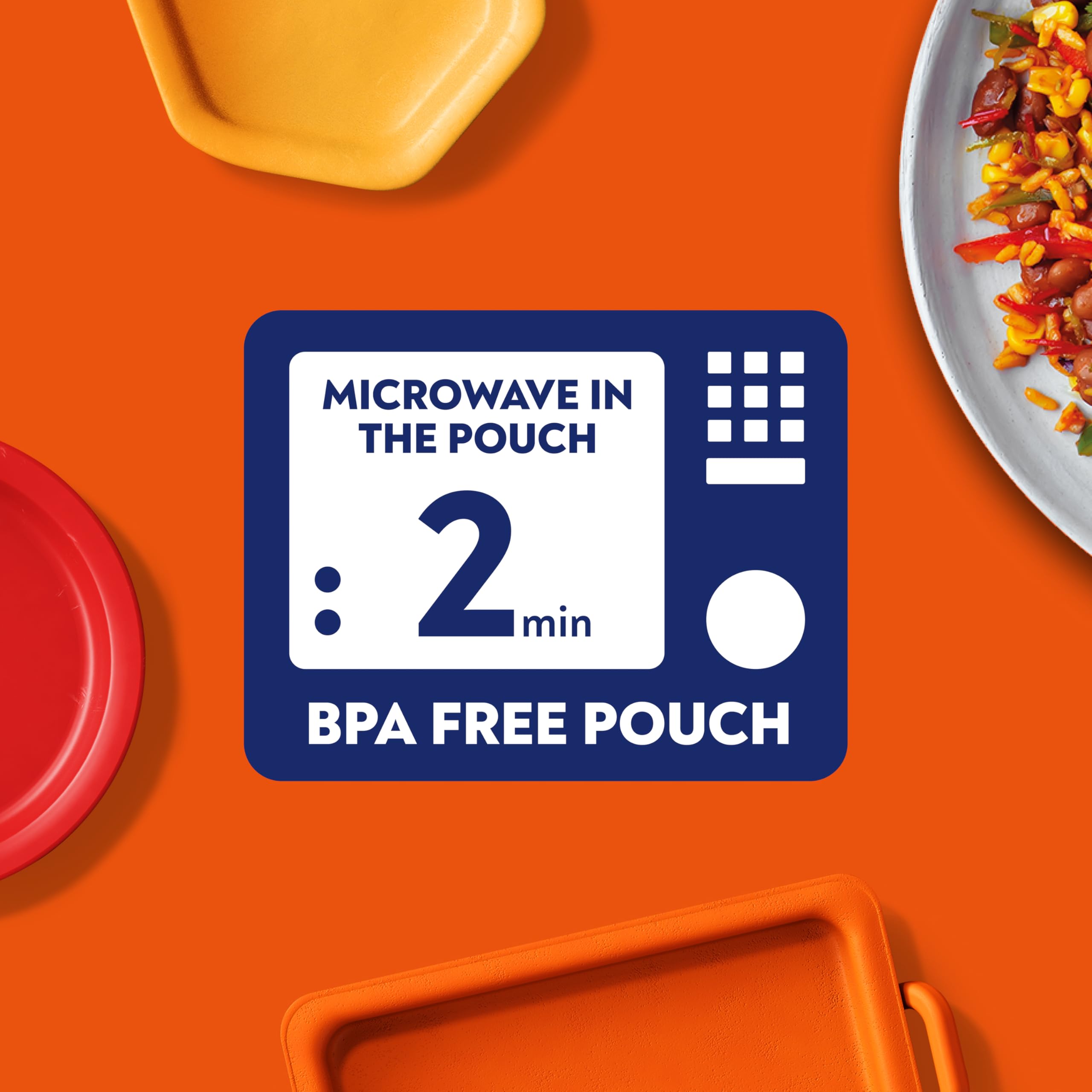 Ben's Original Wholegrain Brown Spicy Mexican Microwave Rice, 6 x 220g Pouches 2